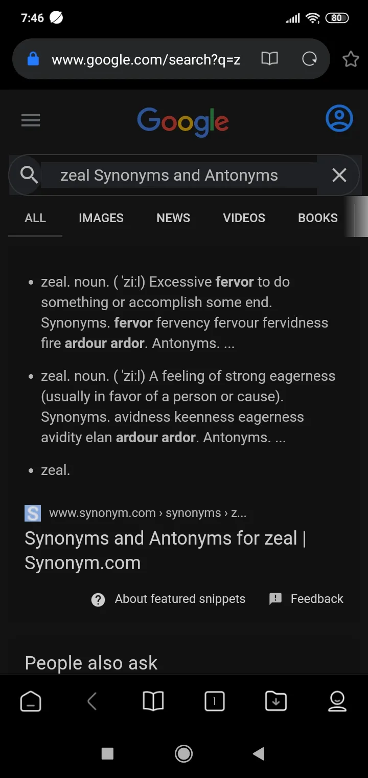 Synonyms Antonyms | Indus Appstore | Screenshot