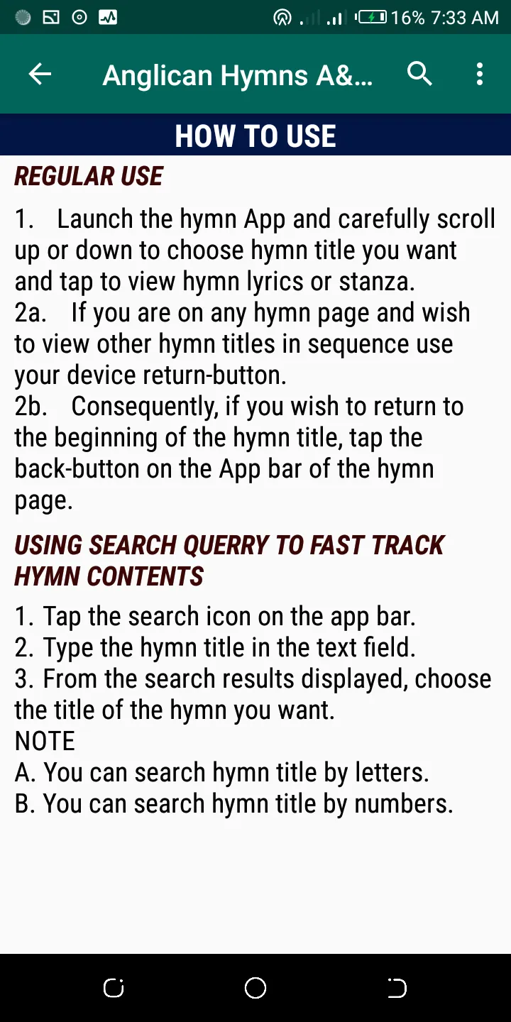 Anglican Hymn Ancient & Modern | Indus Appstore | Screenshot