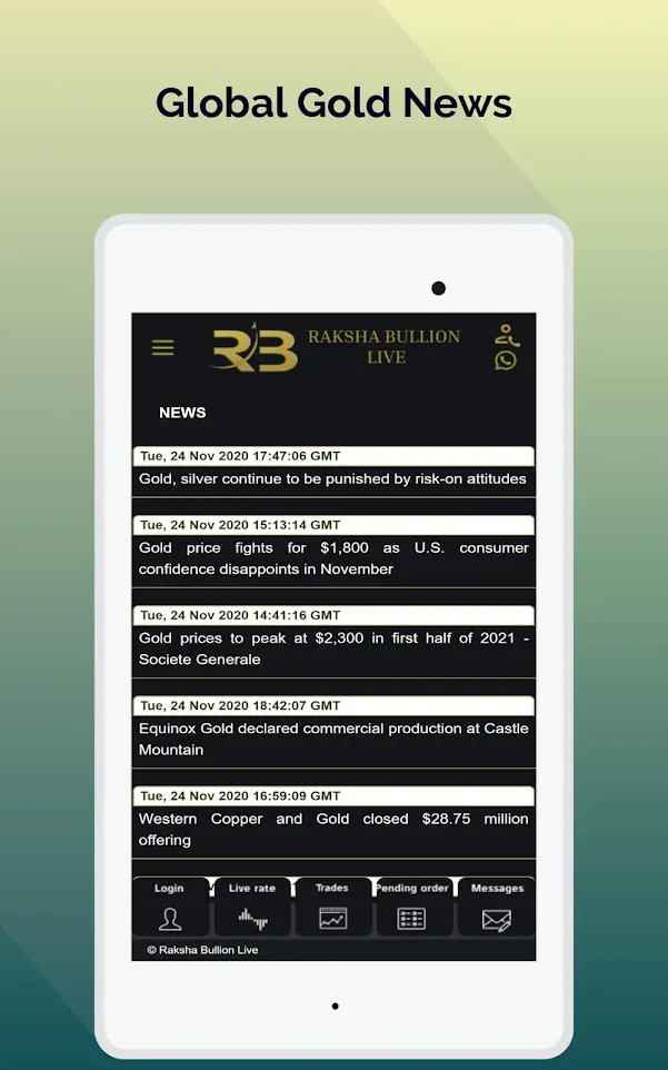 Raksha Bullion Live | Indus Appstore | Screenshot