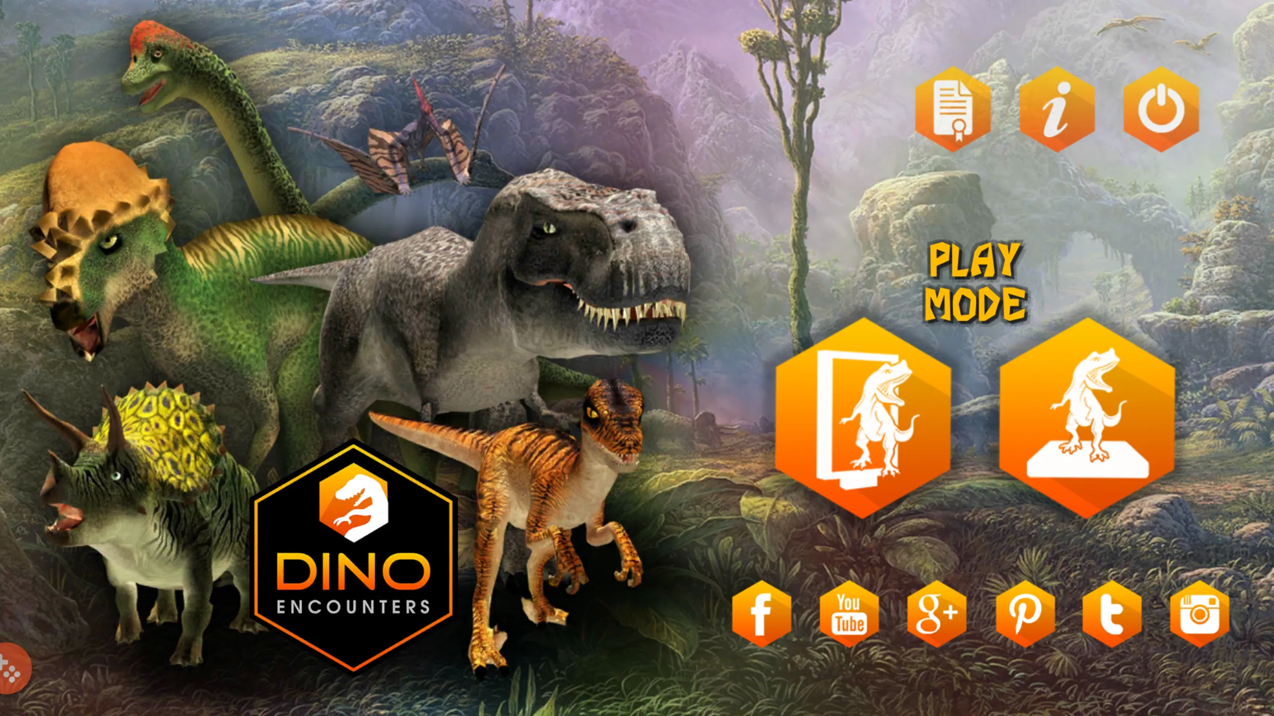 Augmented Reality Dinosaur Zoo | Indus Appstore | Screenshot