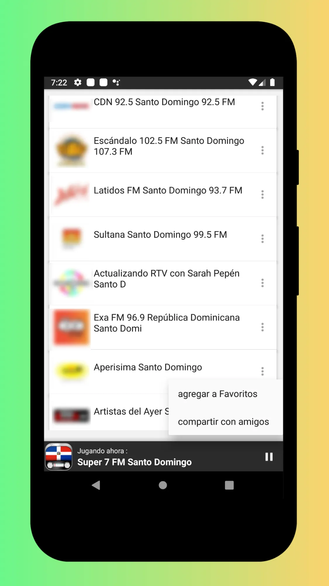 Dominican Republic Radio FM AM | Indus Appstore | Screenshot