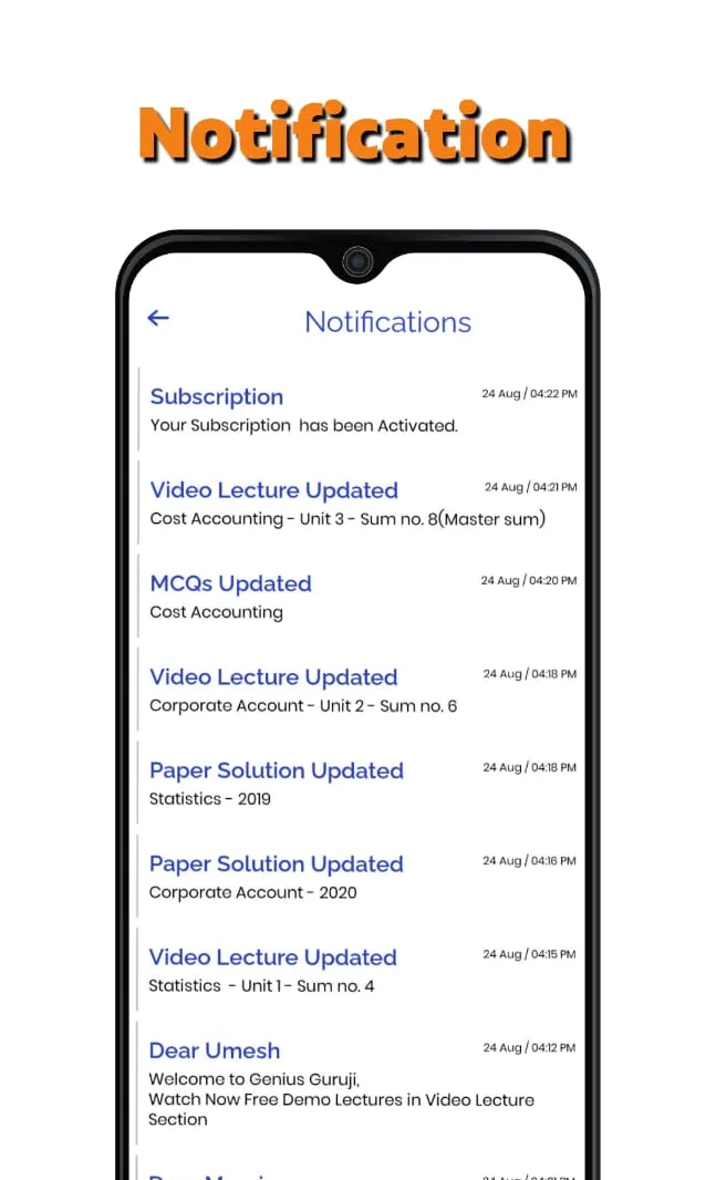 Genius Guruji | Indus Appstore | Screenshot