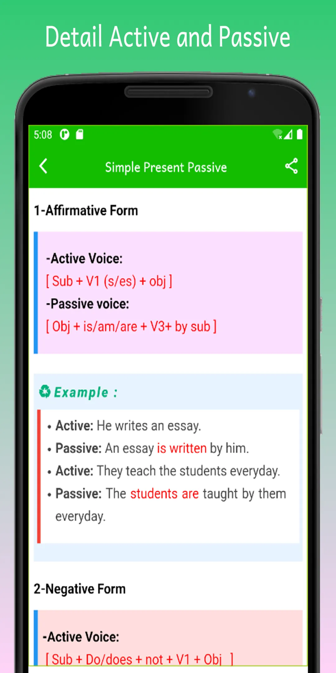 All English Tenses | Indus Appstore | Screenshot