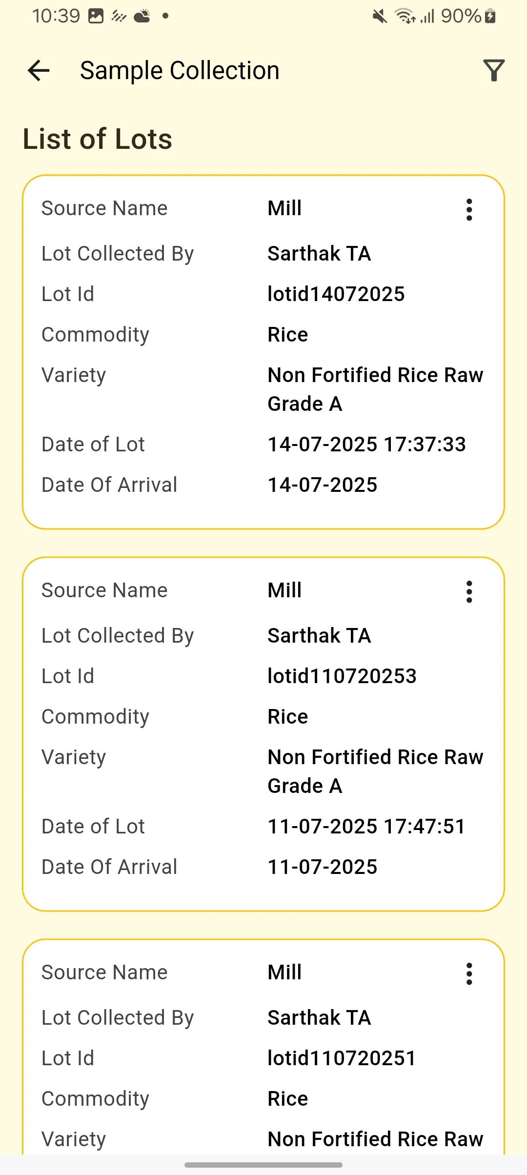 FCI QMS | Indus Appstore | Screenshot