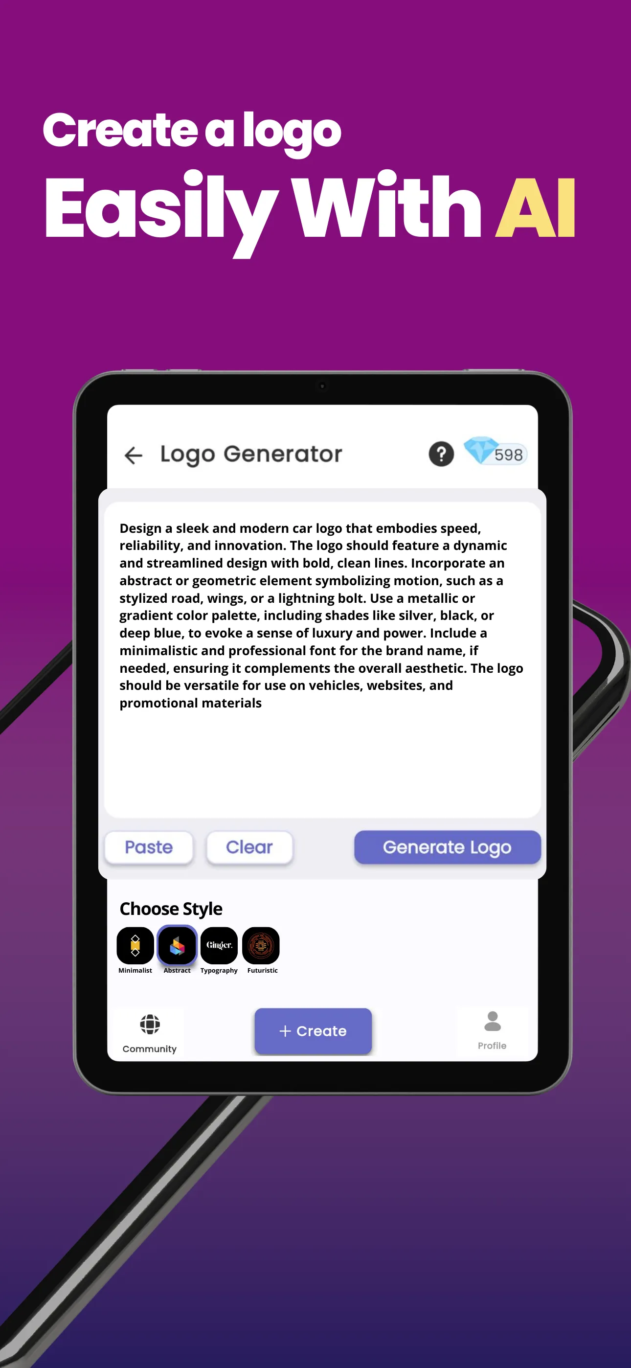 Logo Maker - AI Logo Generator | Indus Appstore | Screenshot