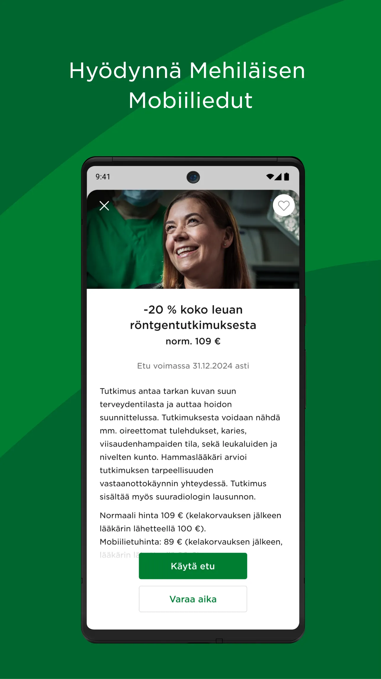 OmaMehiläinen | Indus Appstore | Screenshot