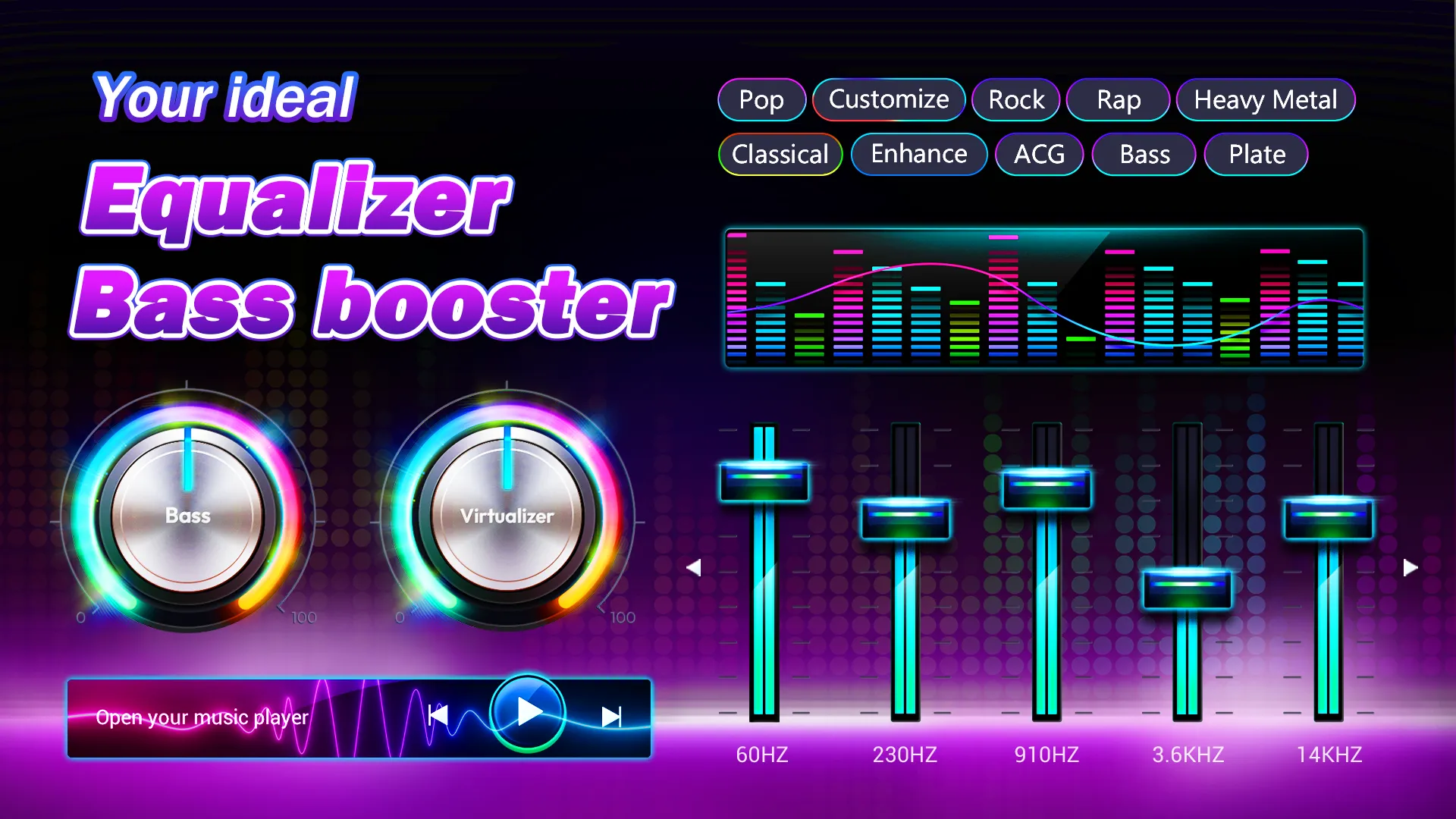 Equalizer Pro - Bass Booster | Indus Appstore | Screenshot