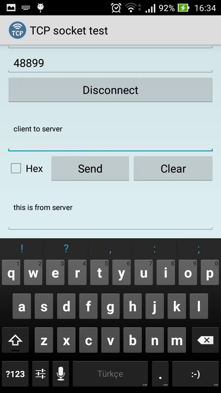 TCP Socket | Indus Appstore | Screenshot