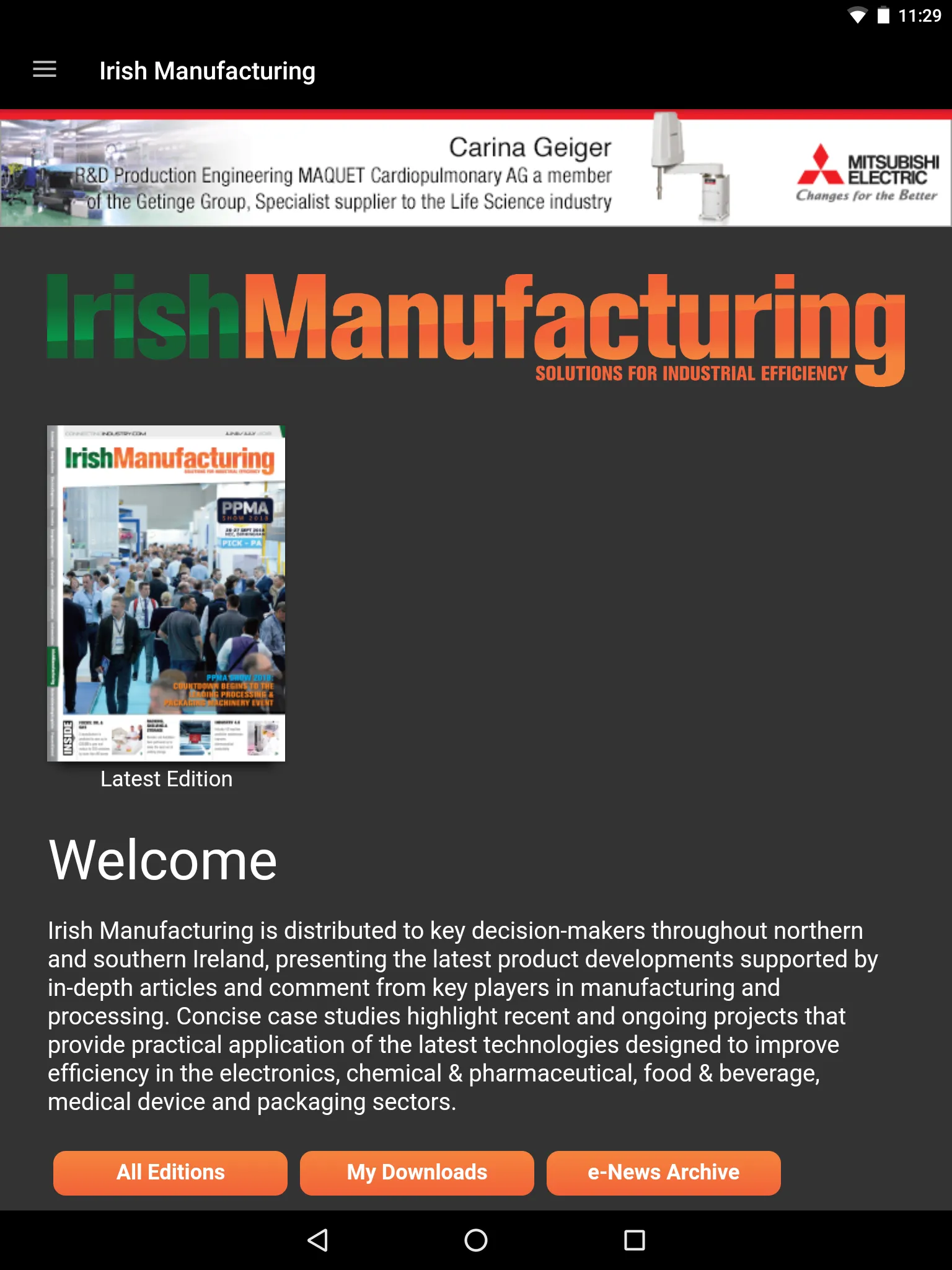 Irish Manufacturing | Indus Appstore | Screenshot