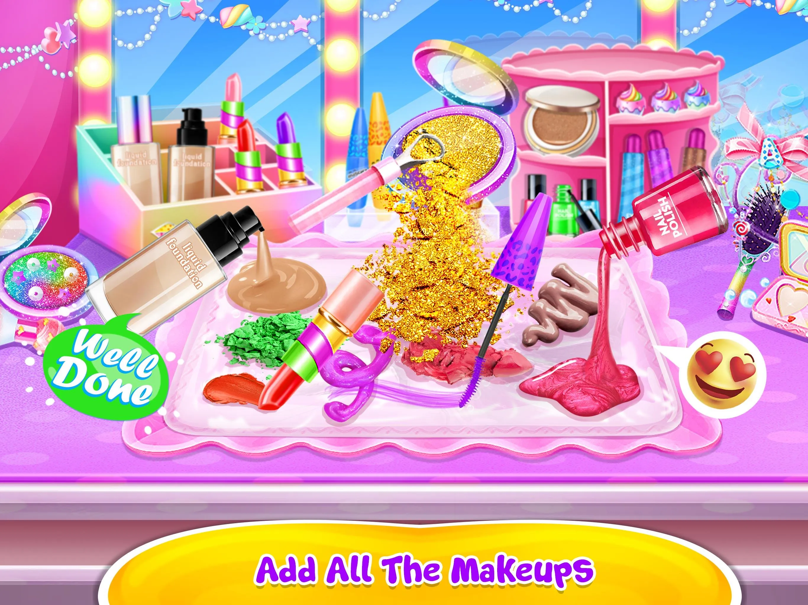 Make-up Slime - Glitter Slime | Indus Appstore | Screenshot