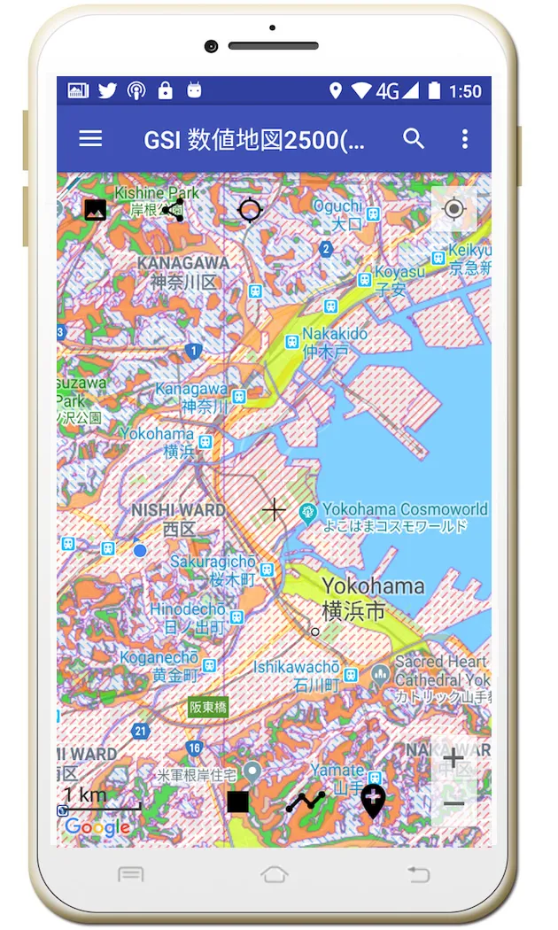 GSI Map++ | Indus Appstore | Screenshot