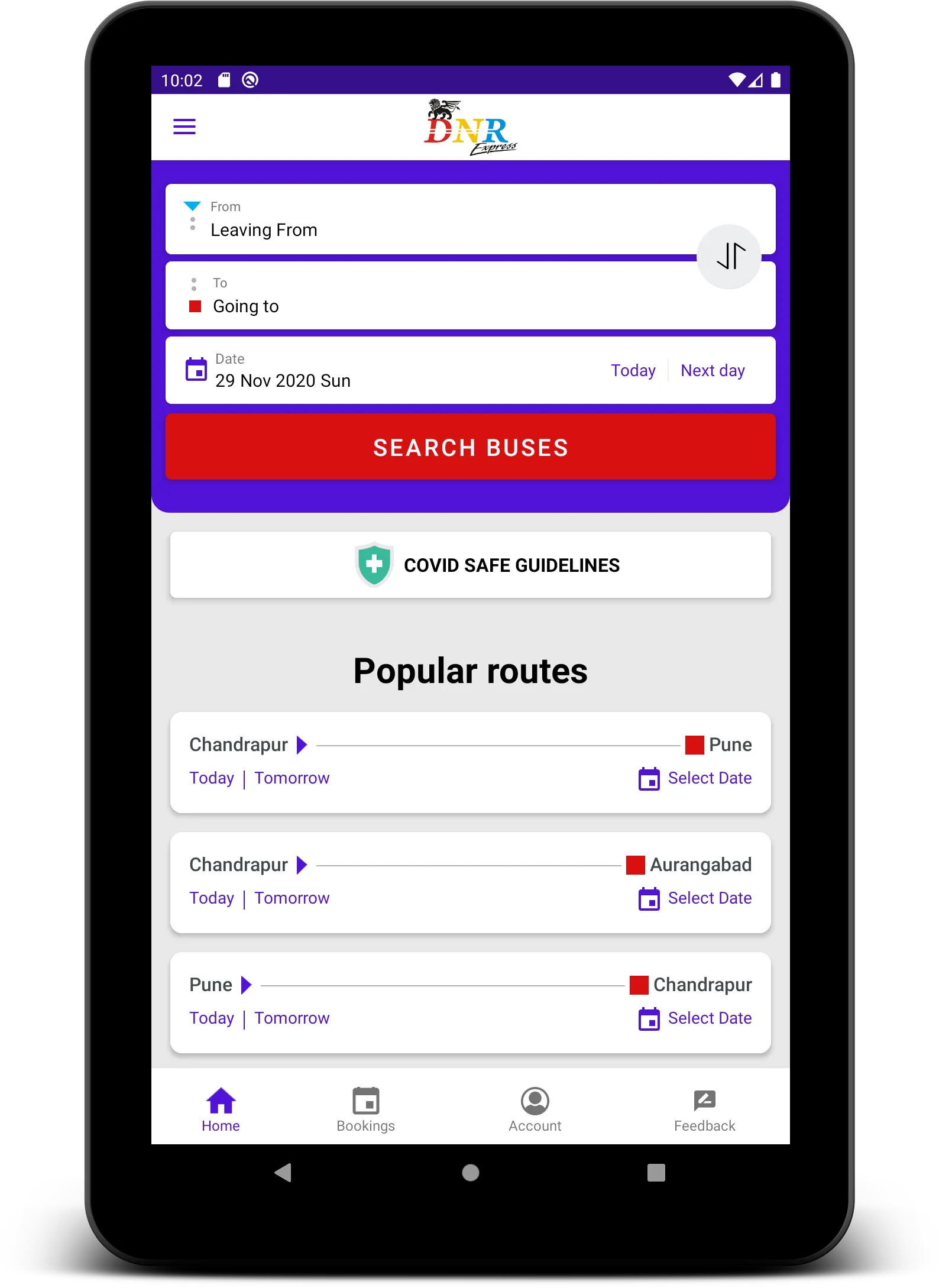 DNR Express | Indus Appstore | Screenshot