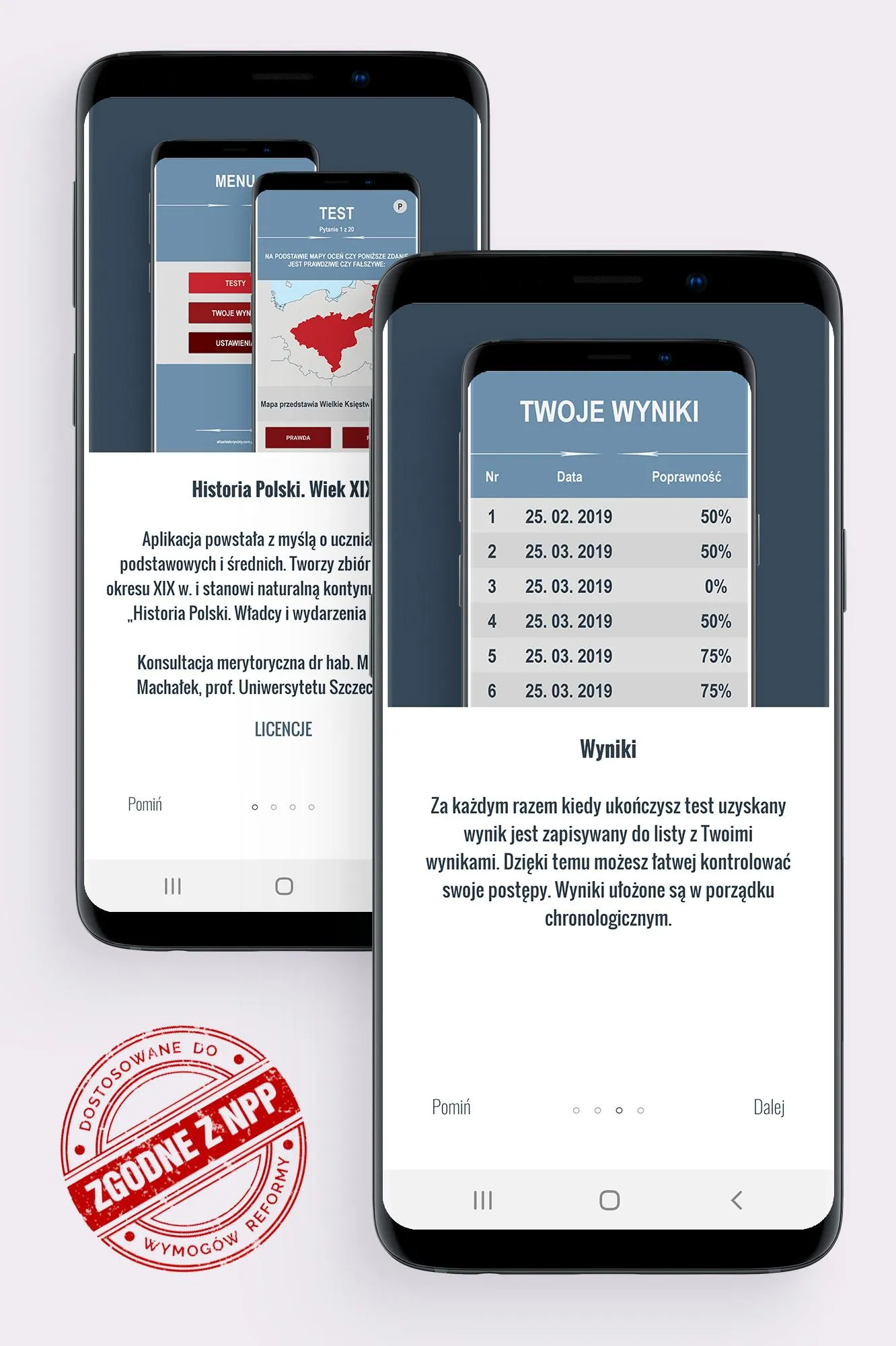 Historia Polski. XIX wiek. | Indus Appstore | Screenshot