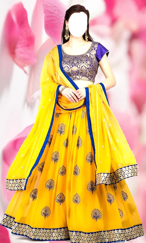 Lehenga Choli Photo Editor | Indus Appstore | Screenshot