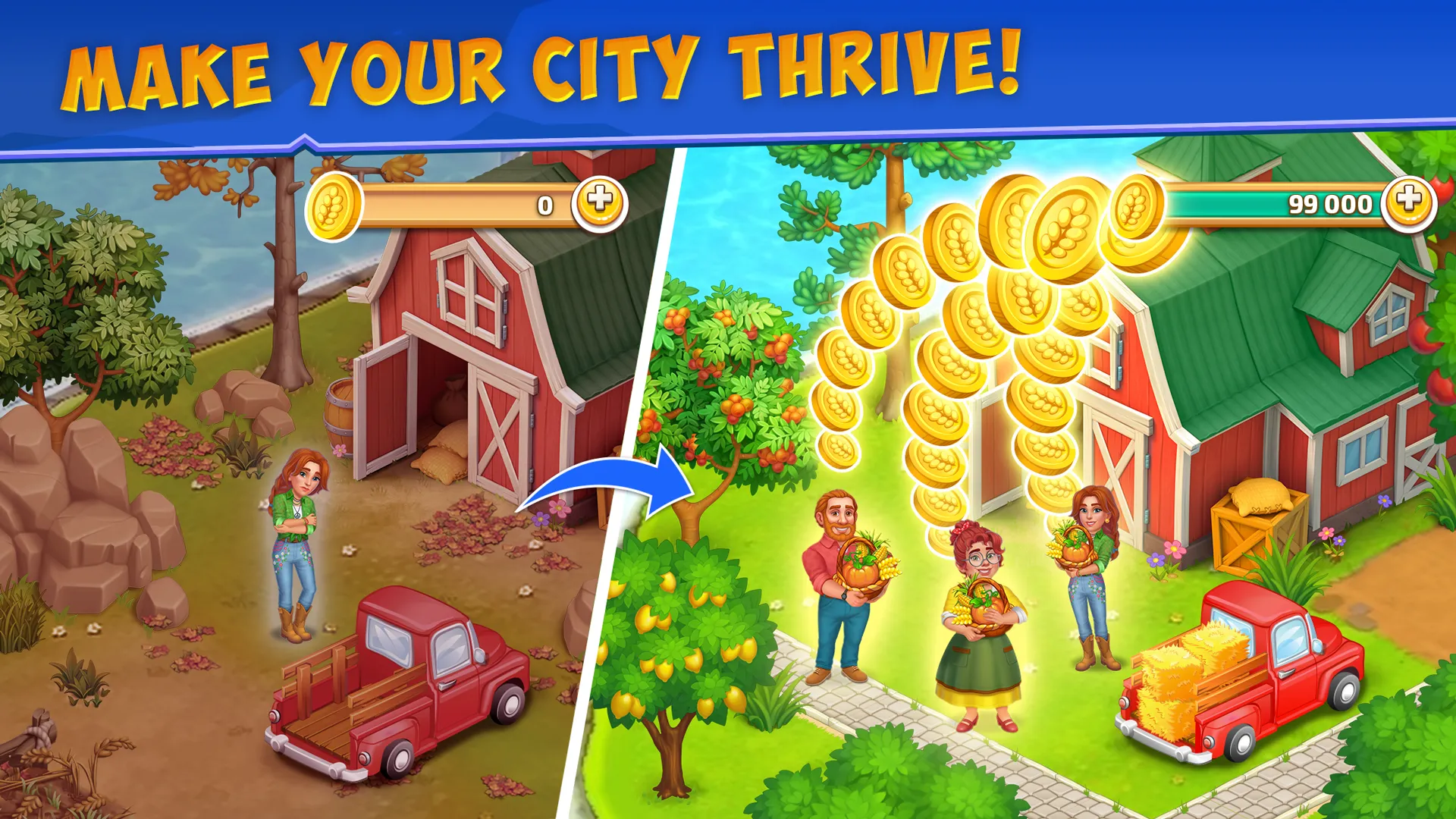 Cartoon city 2 farm town story | Indus Appstore | Screenshot