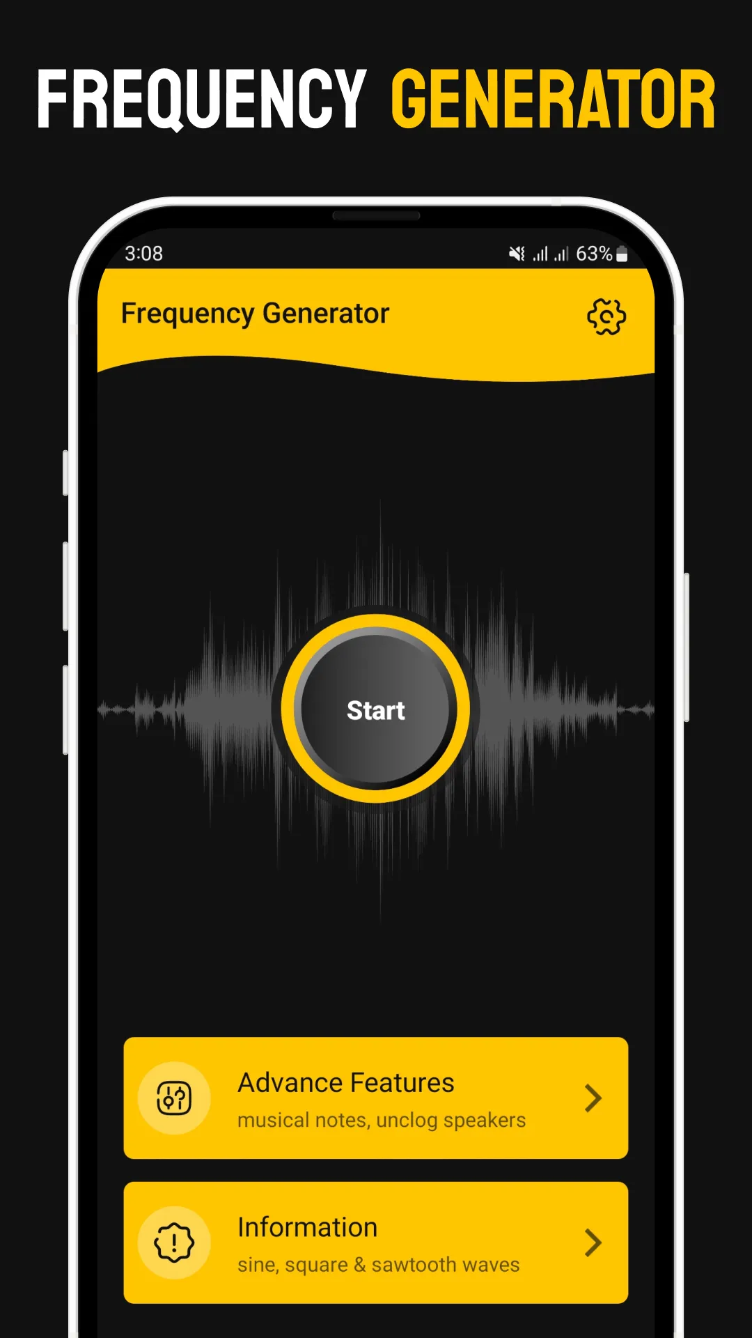 Hz Frequency Sound Generator | Indus Appstore | Screenshot