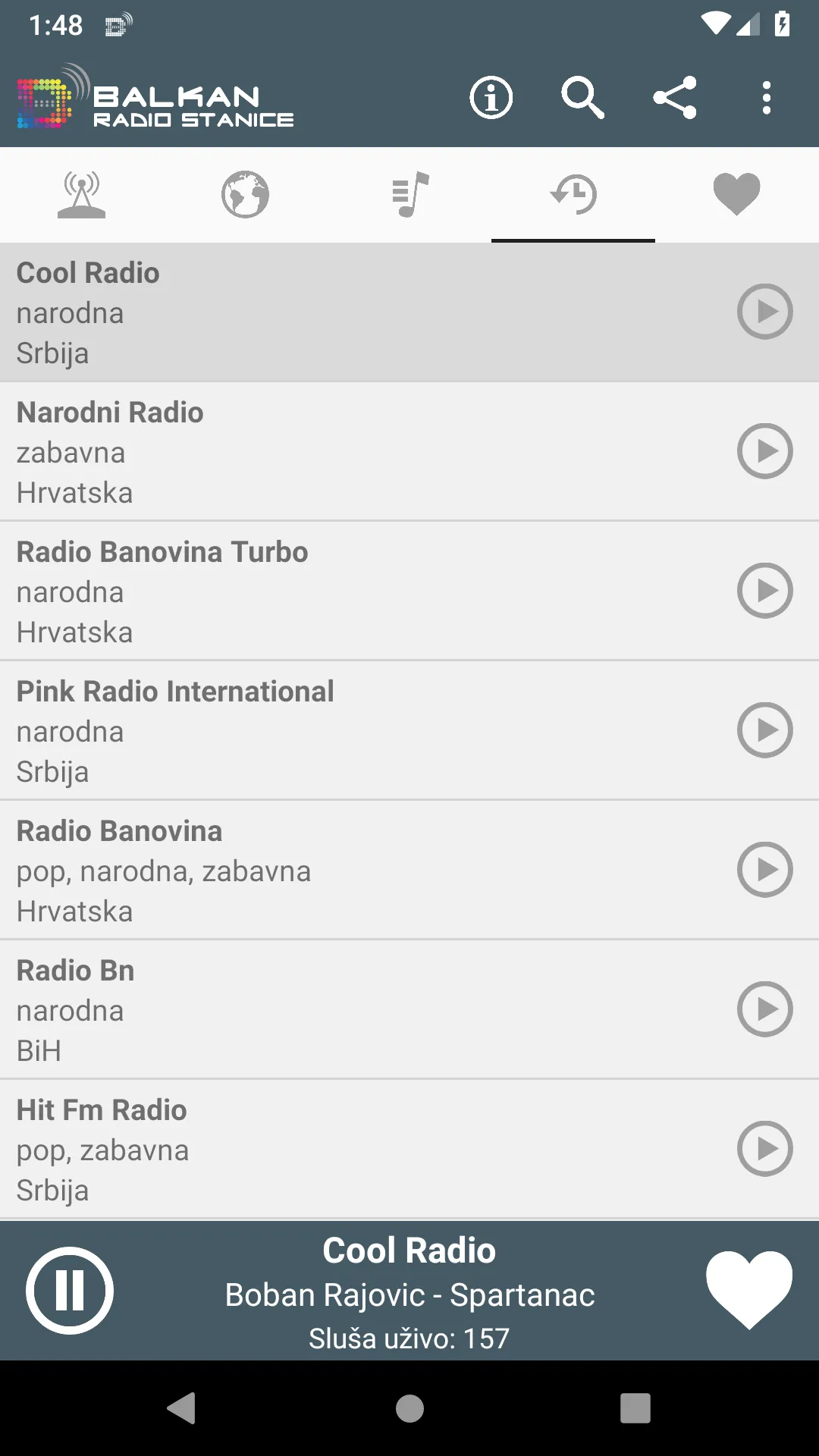 Balkan Radio Stanice | Indus Appstore | Screenshot