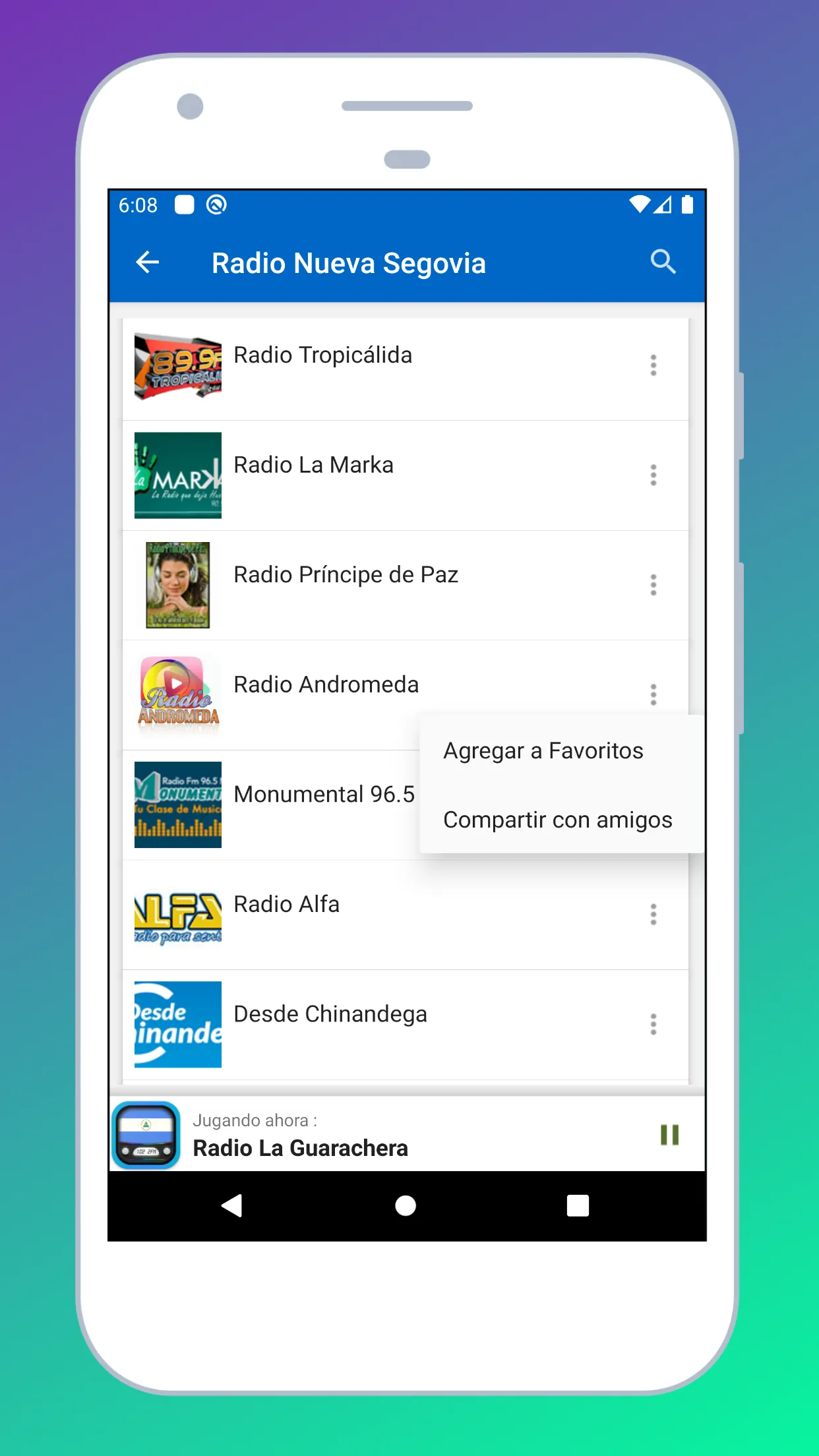 Radio Nicaragua + Radio Online | Indus Appstore | Screenshot