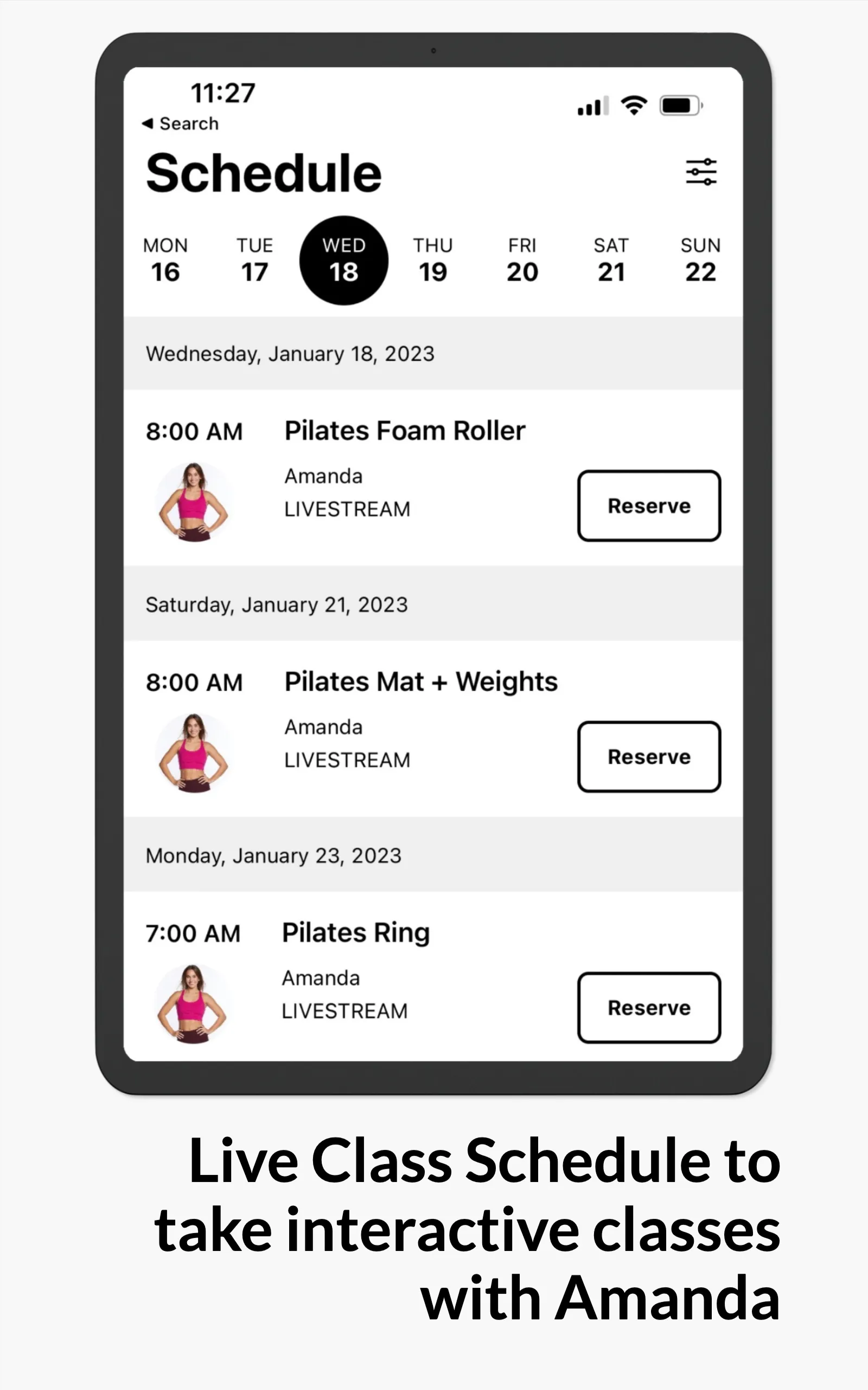 Amanda Blauer Pilates | Indus Appstore | Screenshot