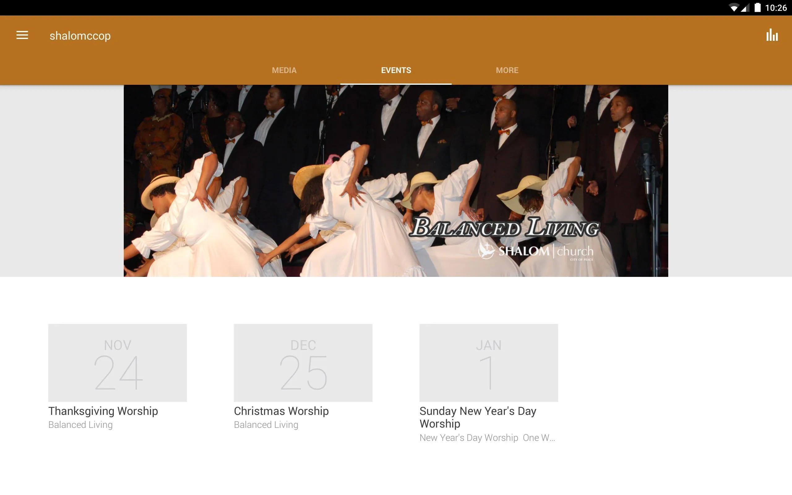 Shalom Church (City of Peace) | Indus Appstore | Screenshot