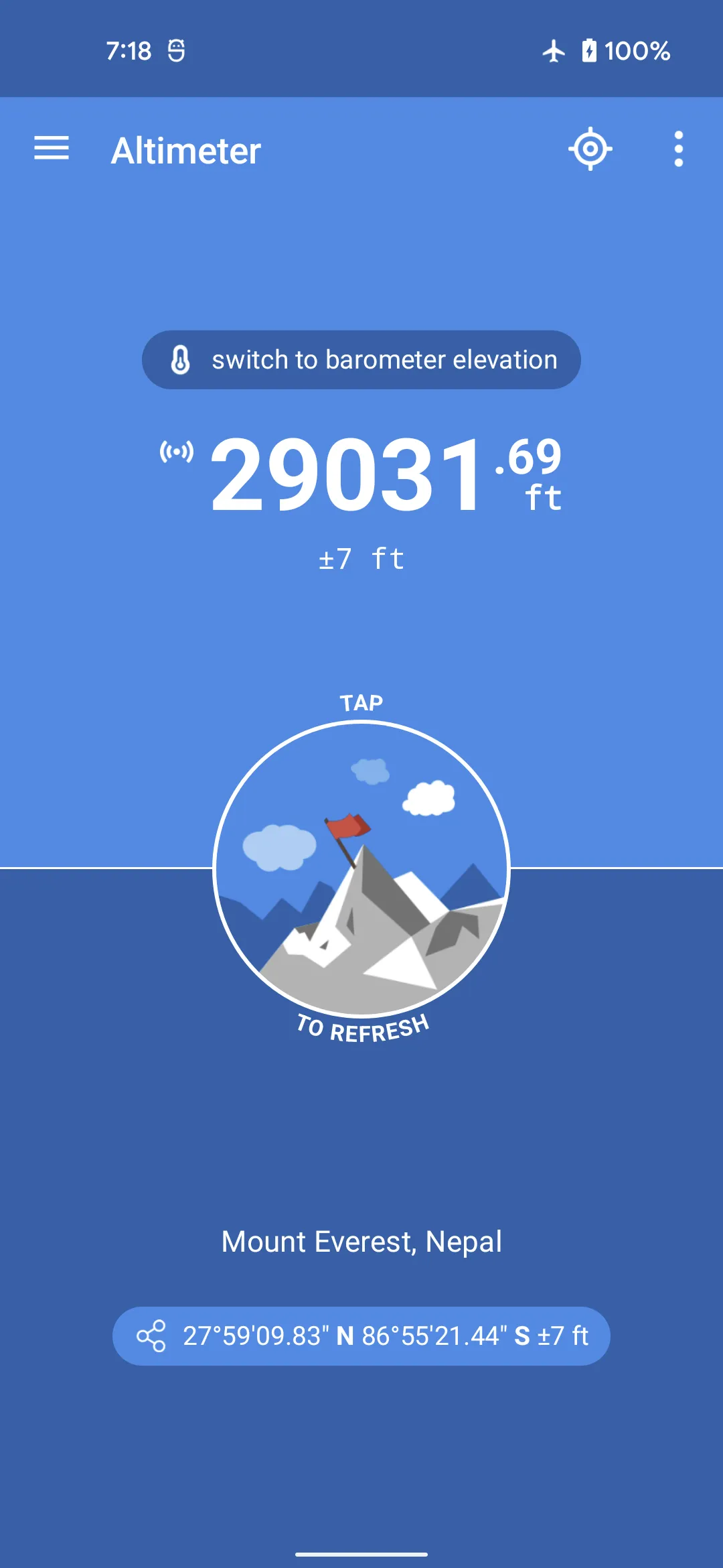 Altimeter | Indus Appstore | Screenshot