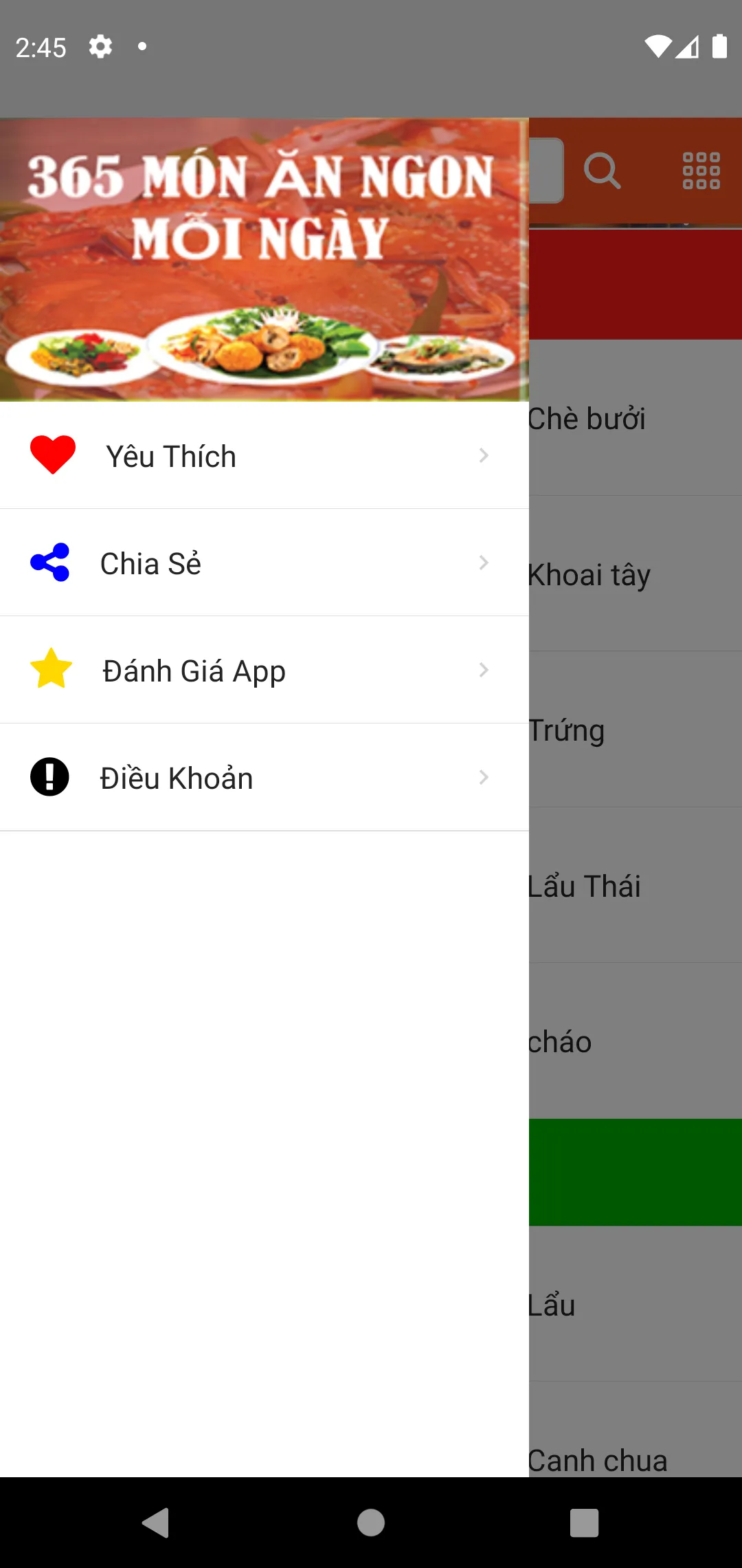 365 món ăn ngon mỗi ngày | Indus Appstore | Screenshot