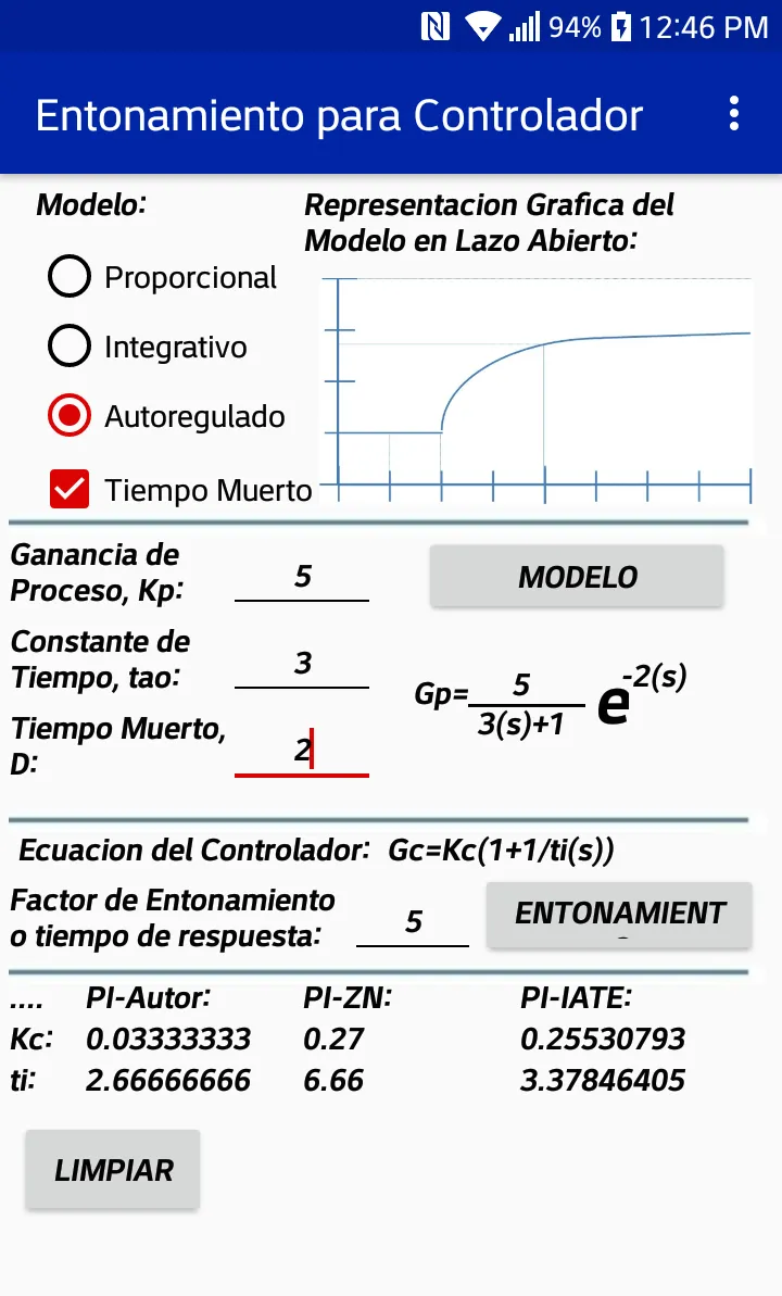 Entonamiento para Controlador | Indus Appstore | Screenshot