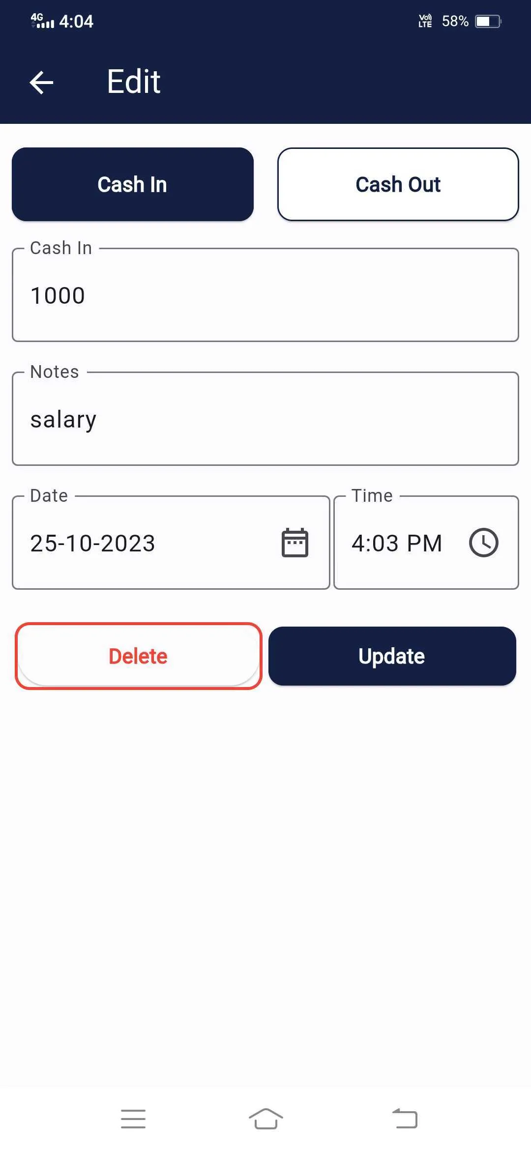 Cashbook App - Cash Manager | Indus Appstore | Screenshot