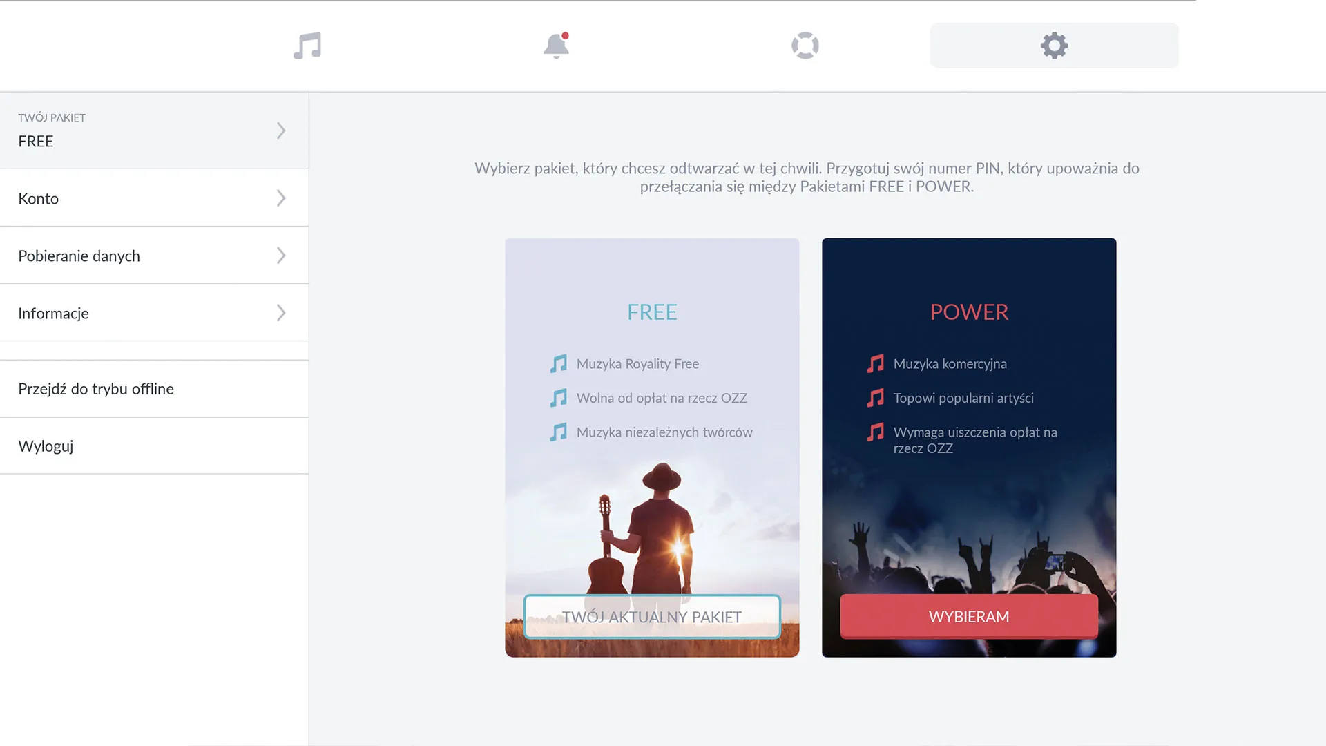 GO ON Biznes - muzyka dla firm | Indus Appstore | Screenshot