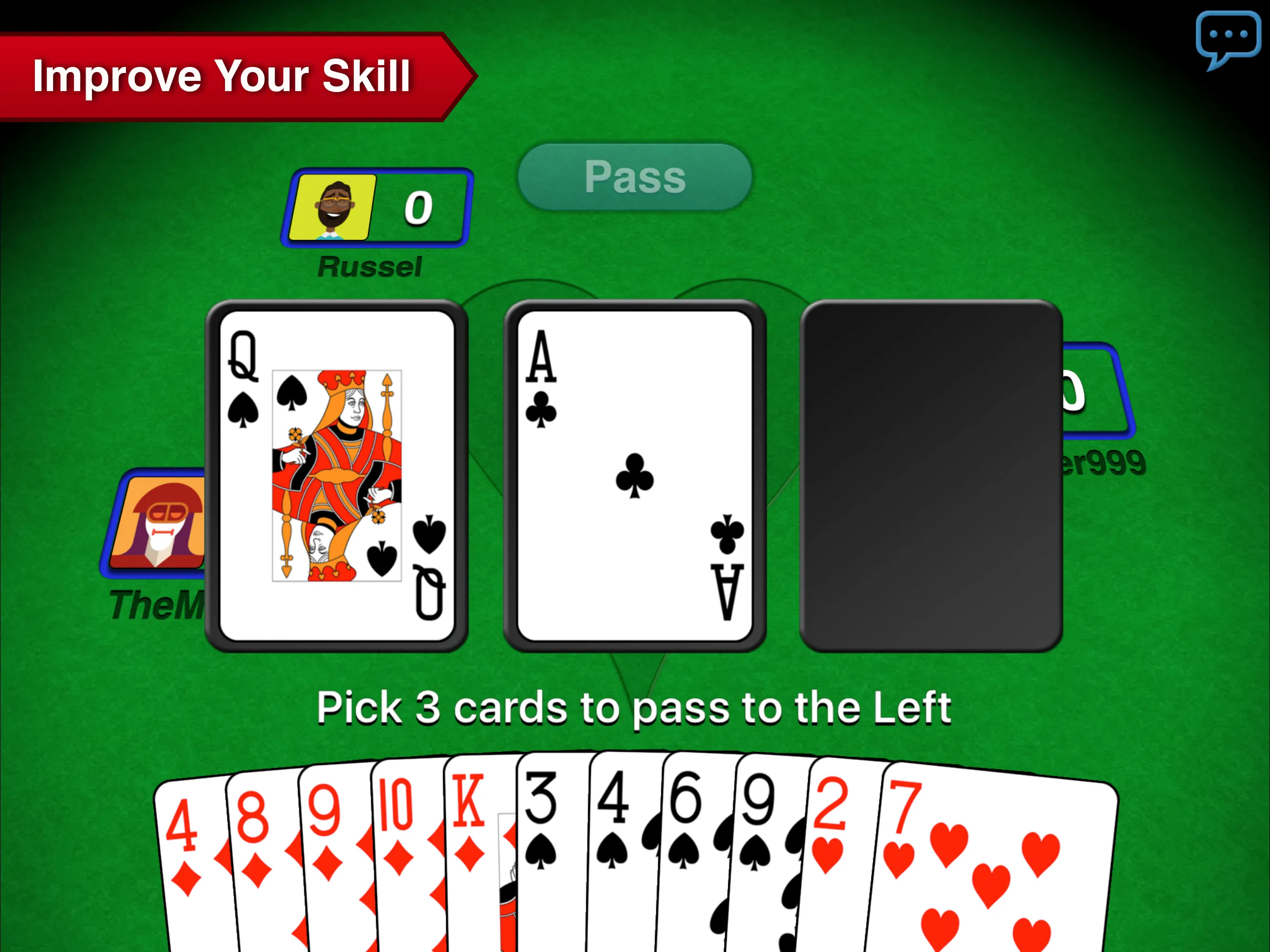 Hearts + Classic Card Game | Indus Appstore | Screenshot