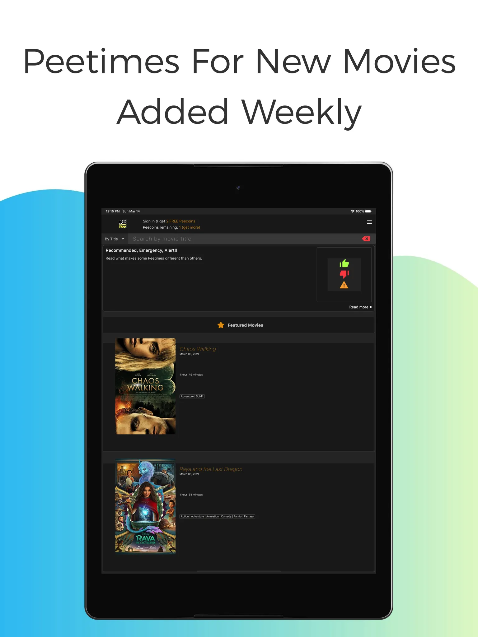 RunPee. | Indus Appstore | Screenshot