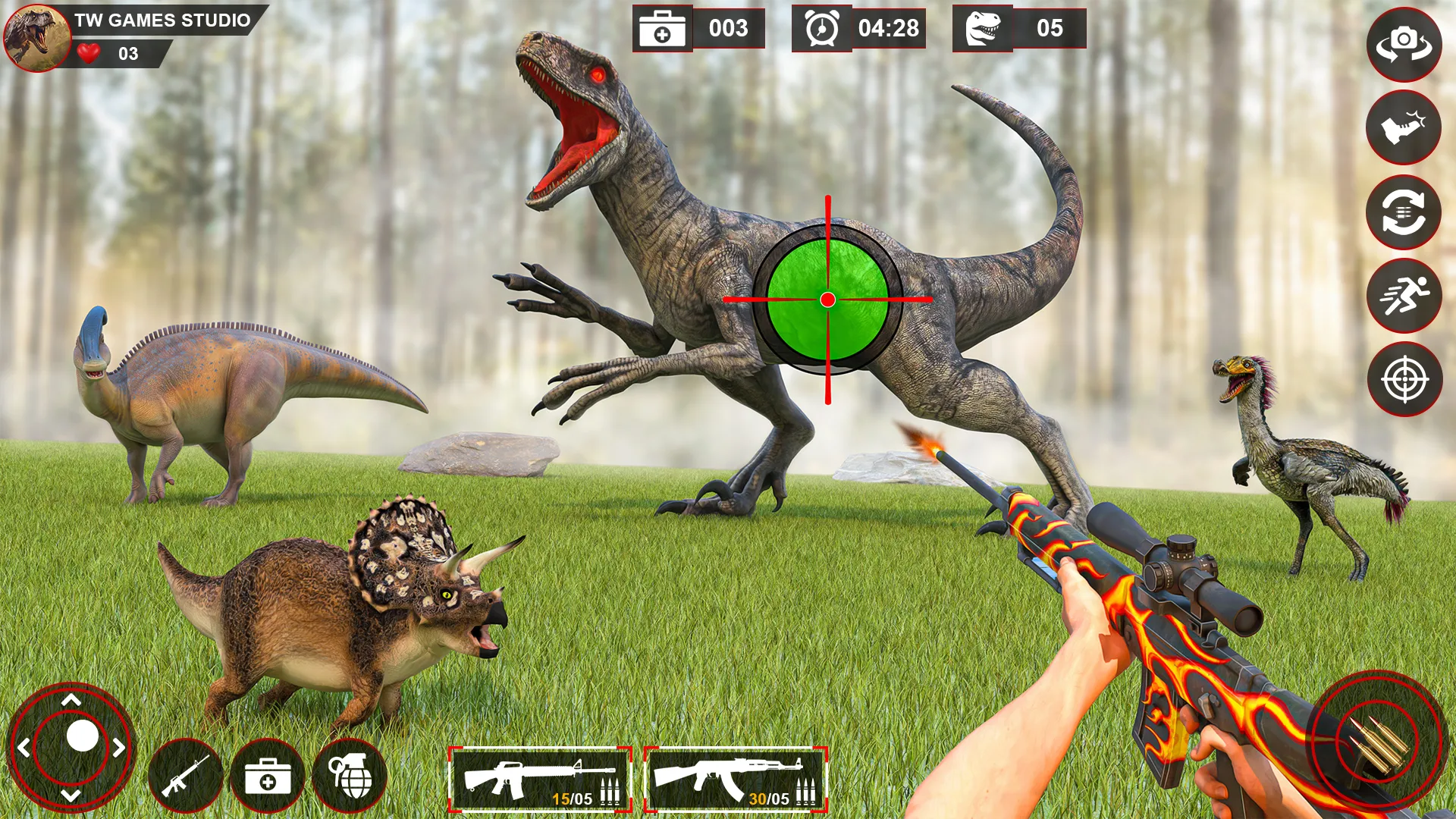 Wild Dino Hunting Animal Games | Indus Appstore | Screenshot