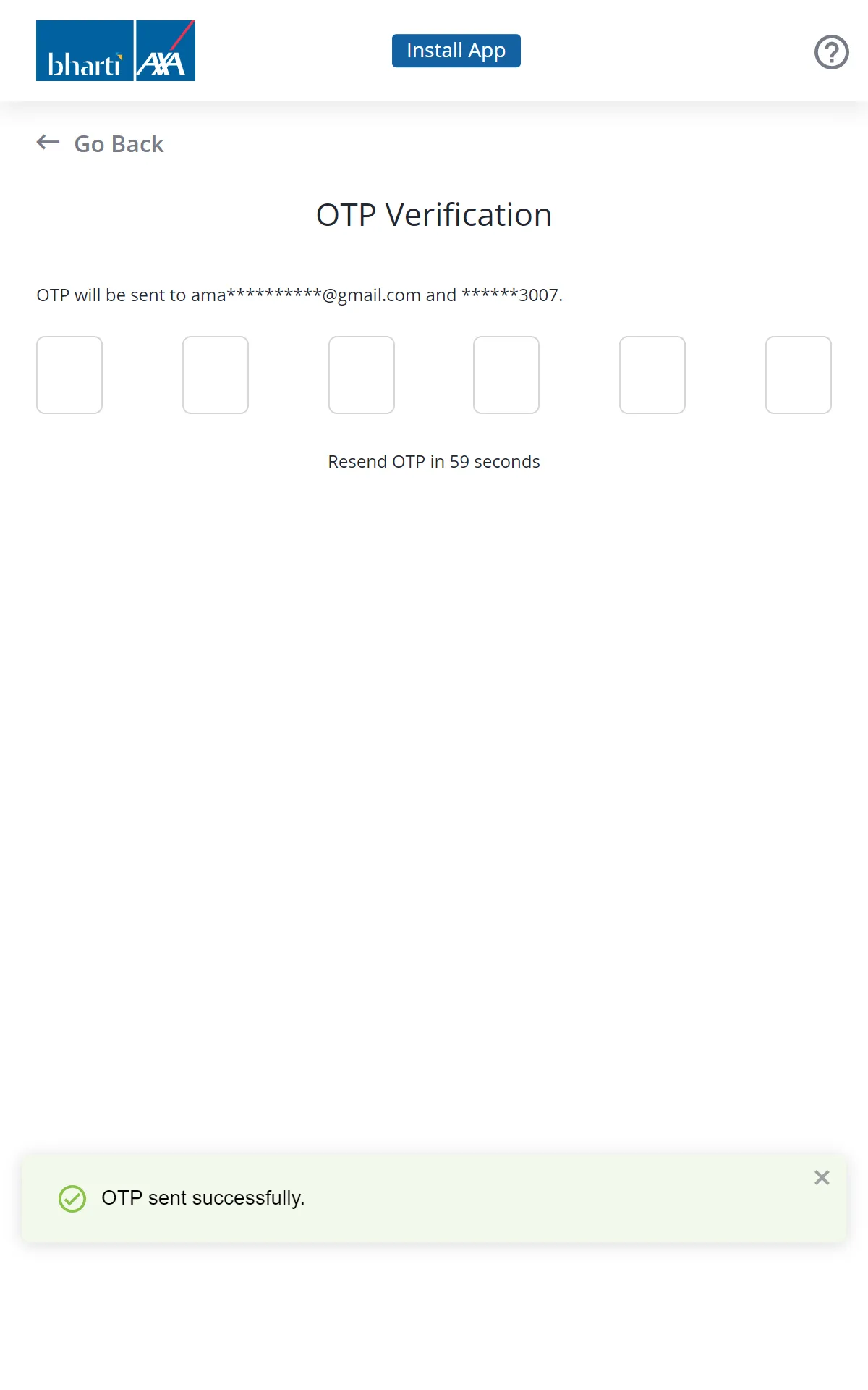 Bharti AXA Life | Indus Appstore | Screenshot