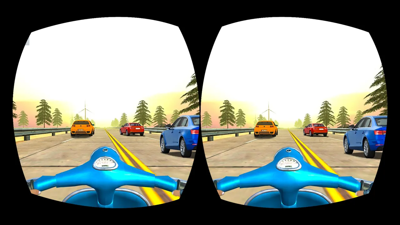 VR Highway Traffic Bike Racer | Indus Appstore | Screenshot