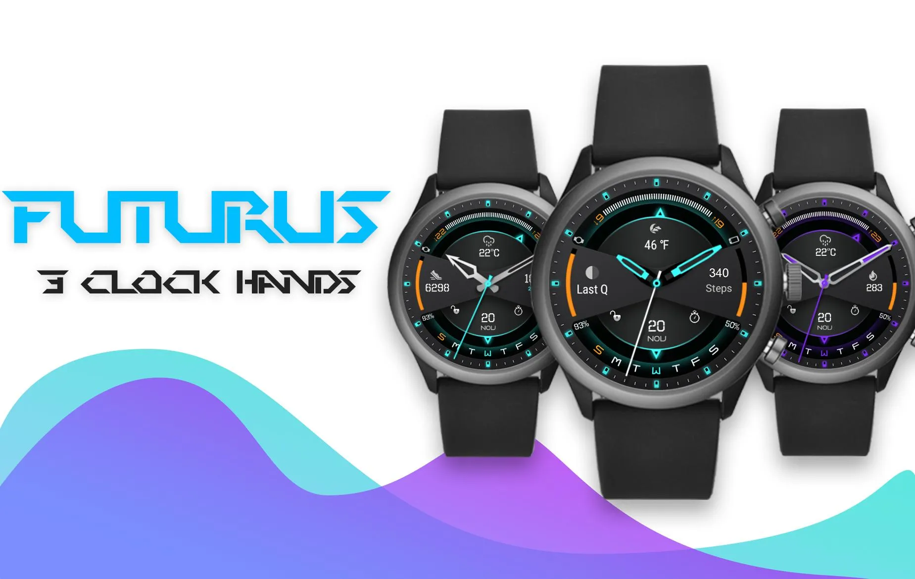 Futurus Watch Face | Indus Appstore | Screenshot