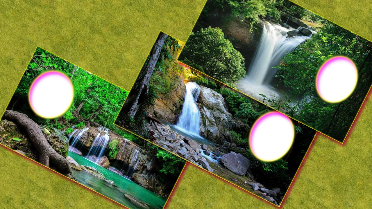 Waterfall Photo Frames montage | Indus Appstore | Screenshot