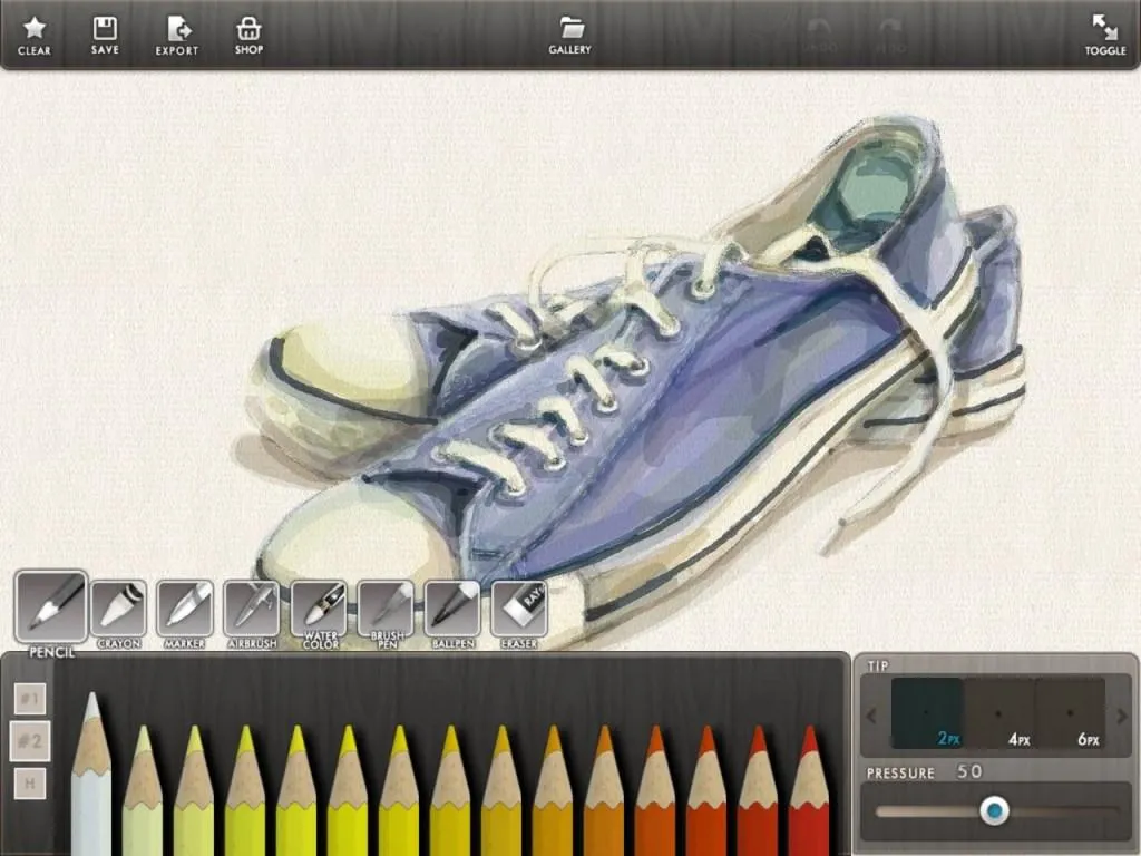 Water Color Pencil Lite | Indus Appstore | Screenshot