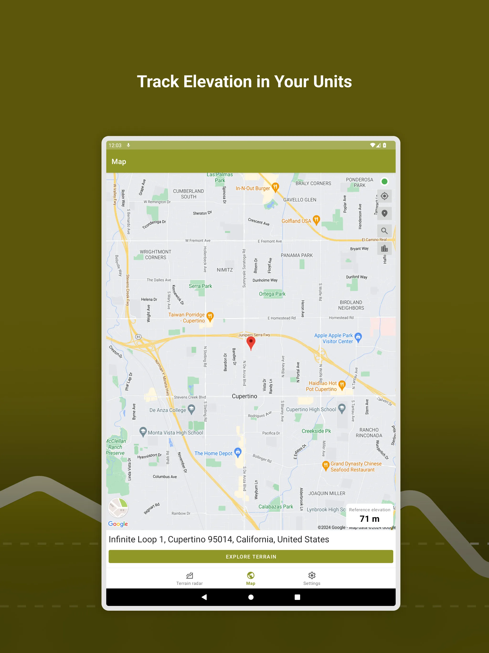 Terrain Radar | Indus Appstore | Screenshot