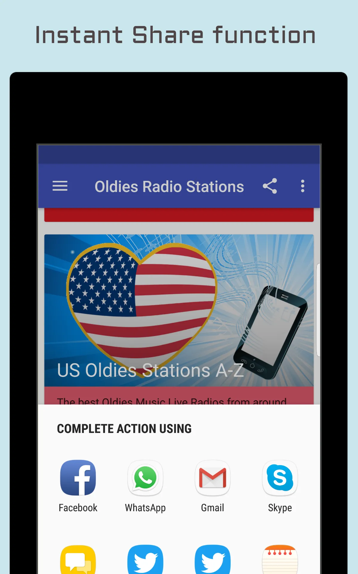 Oldies Radio 500+ Stations | Indus Appstore | Screenshot