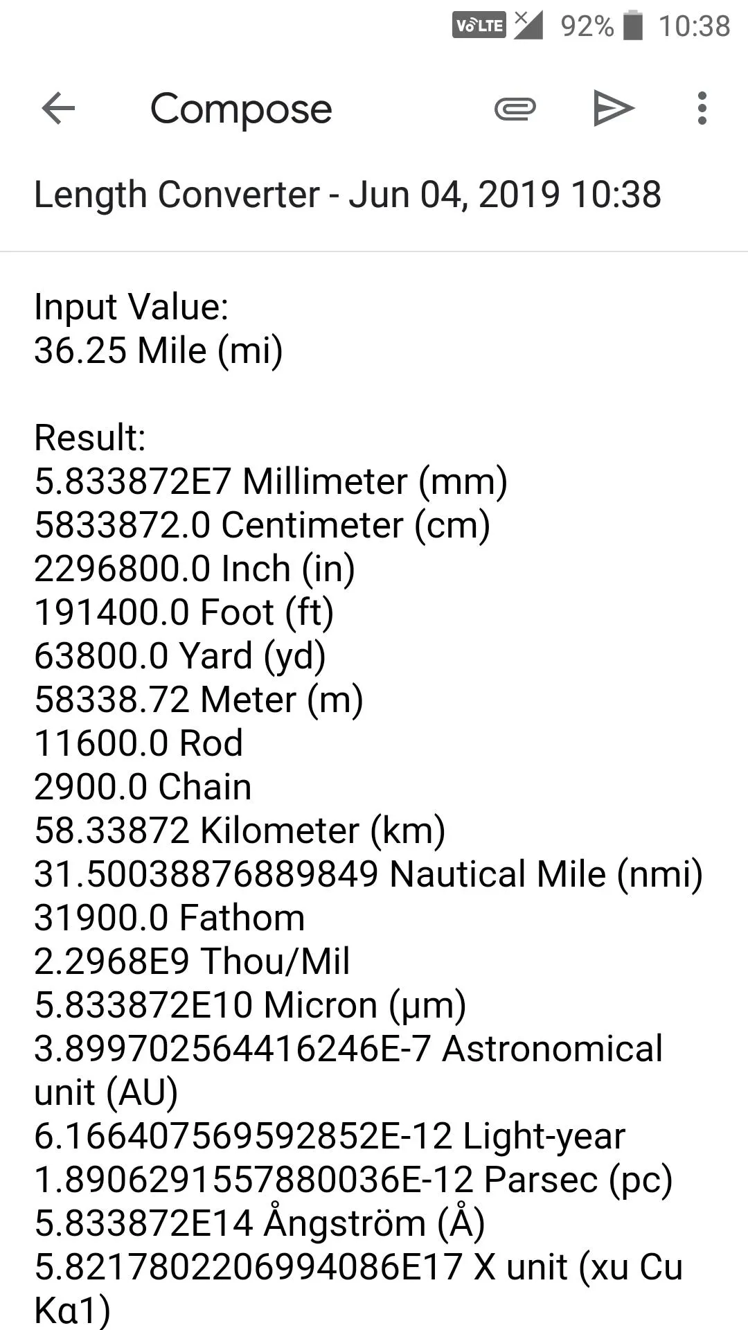 Length Converter (36 Units) | Indus Appstore | Screenshot