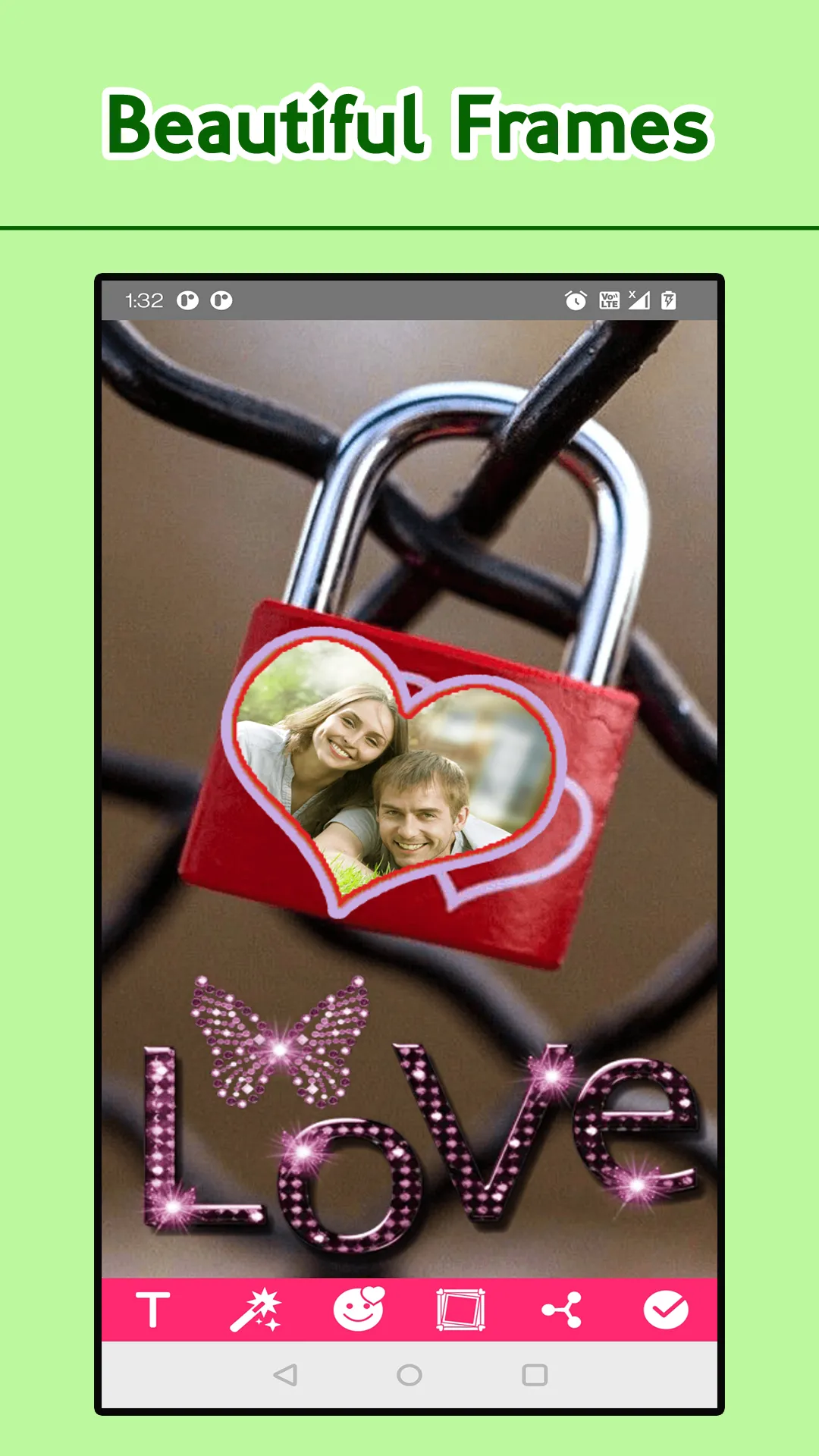 Heart Frames – Love Photos | Indus Appstore | Screenshot