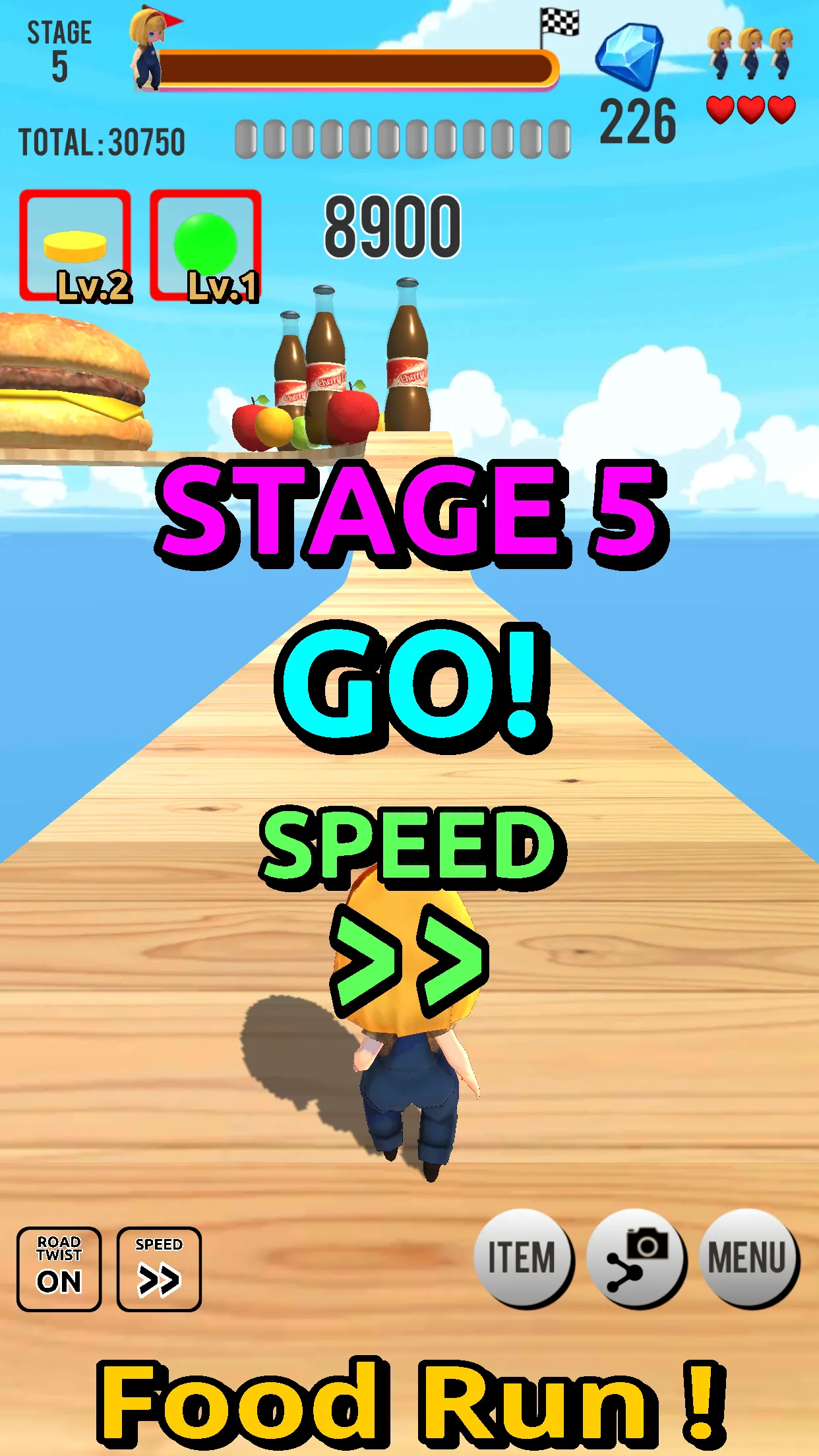 Food Run Game: simple run game | Indus Appstore | Screenshot