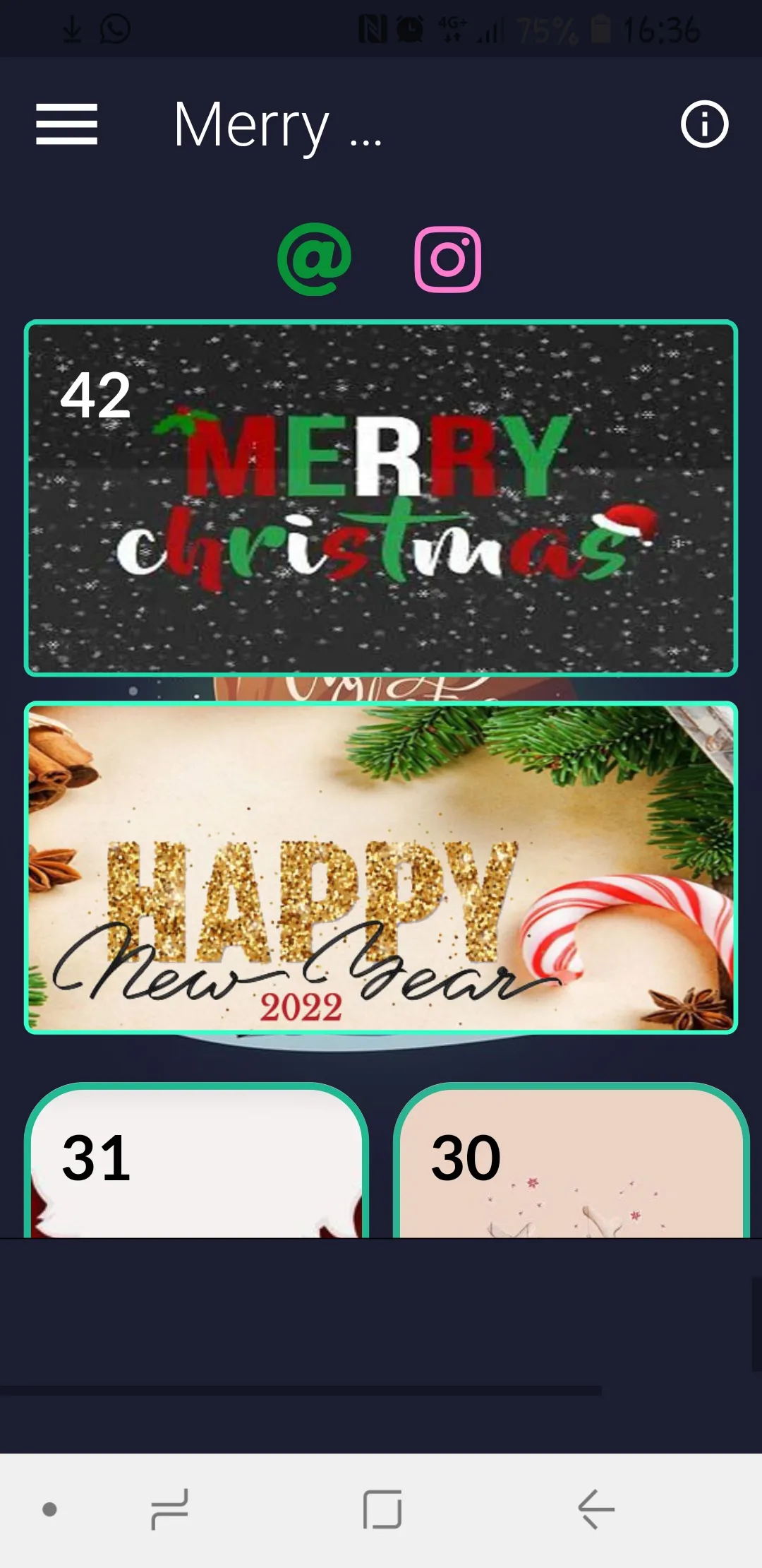 Christmas and Happy New Year | Indus Appstore | Screenshot