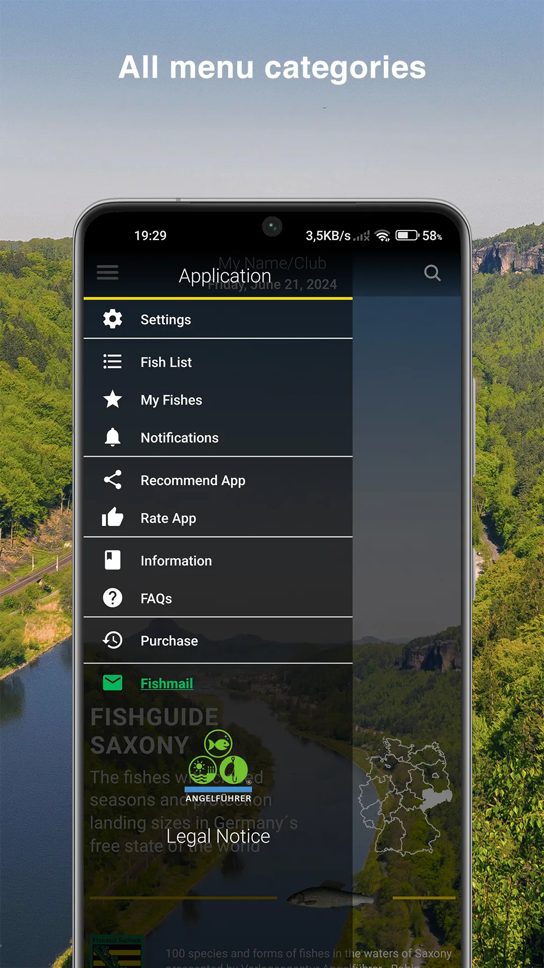 Fishguide Saxony | Indus Appstore | Screenshot