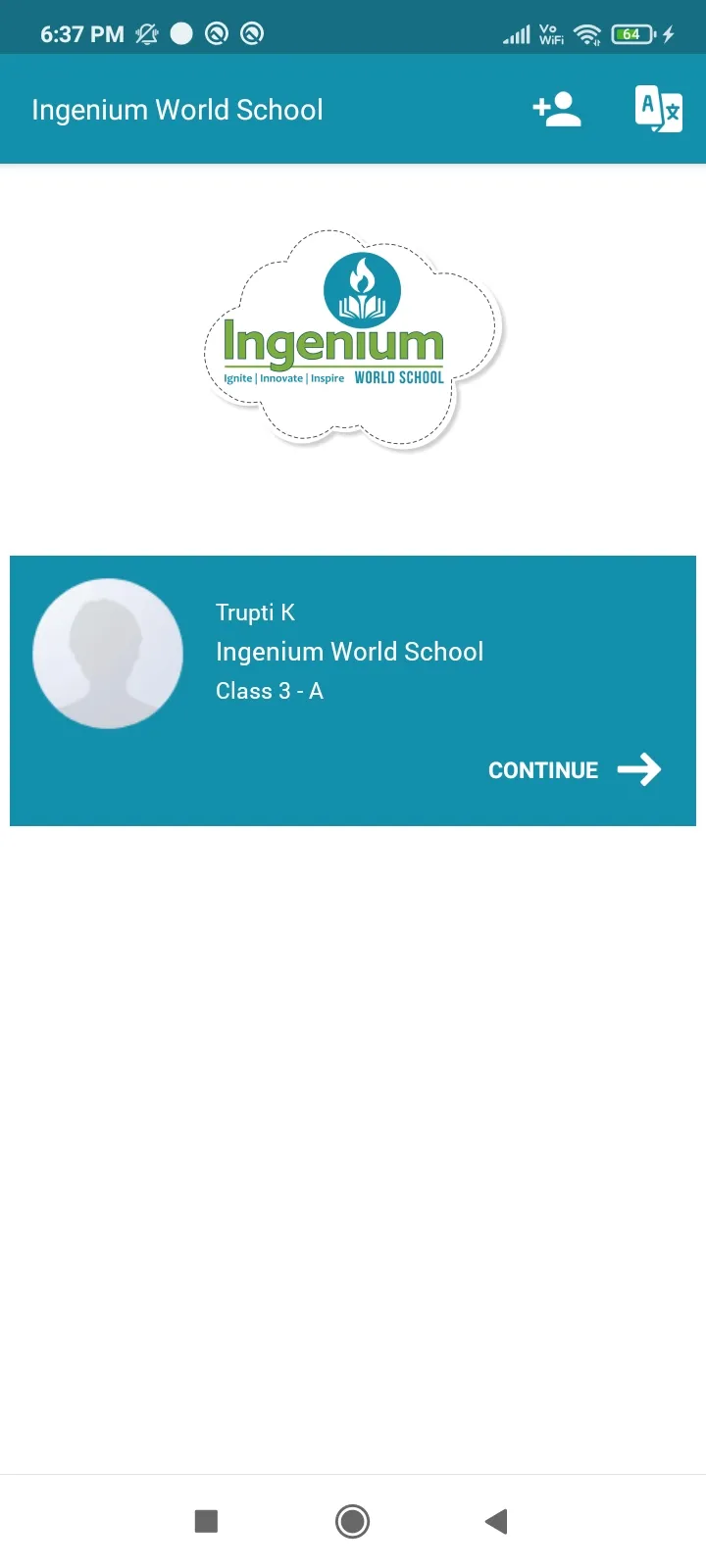 Ingenium World School | Indus Appstore | Screenshot