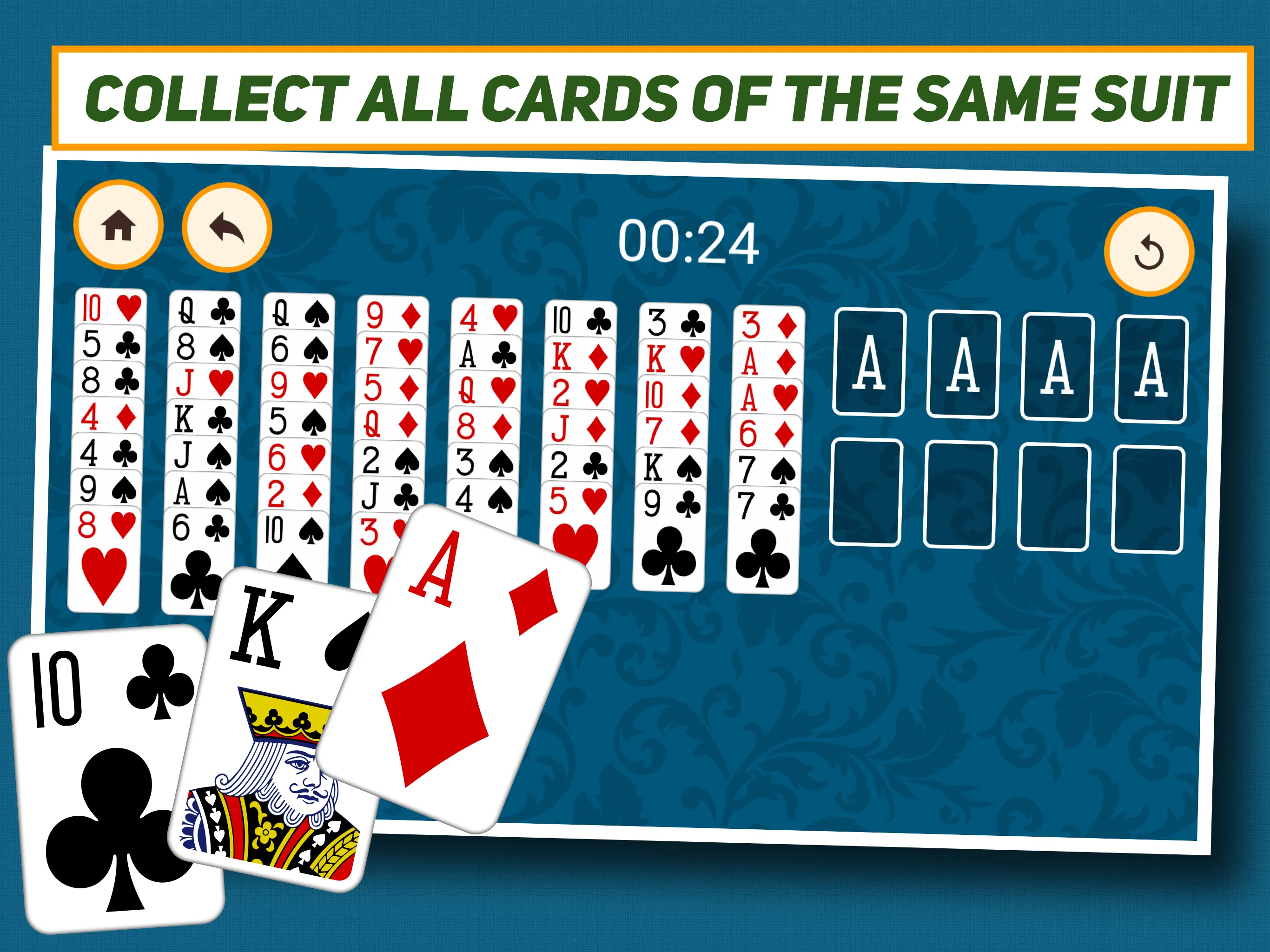 FreeCell Solitaire: Classic | Indus Appstore | Screenshot