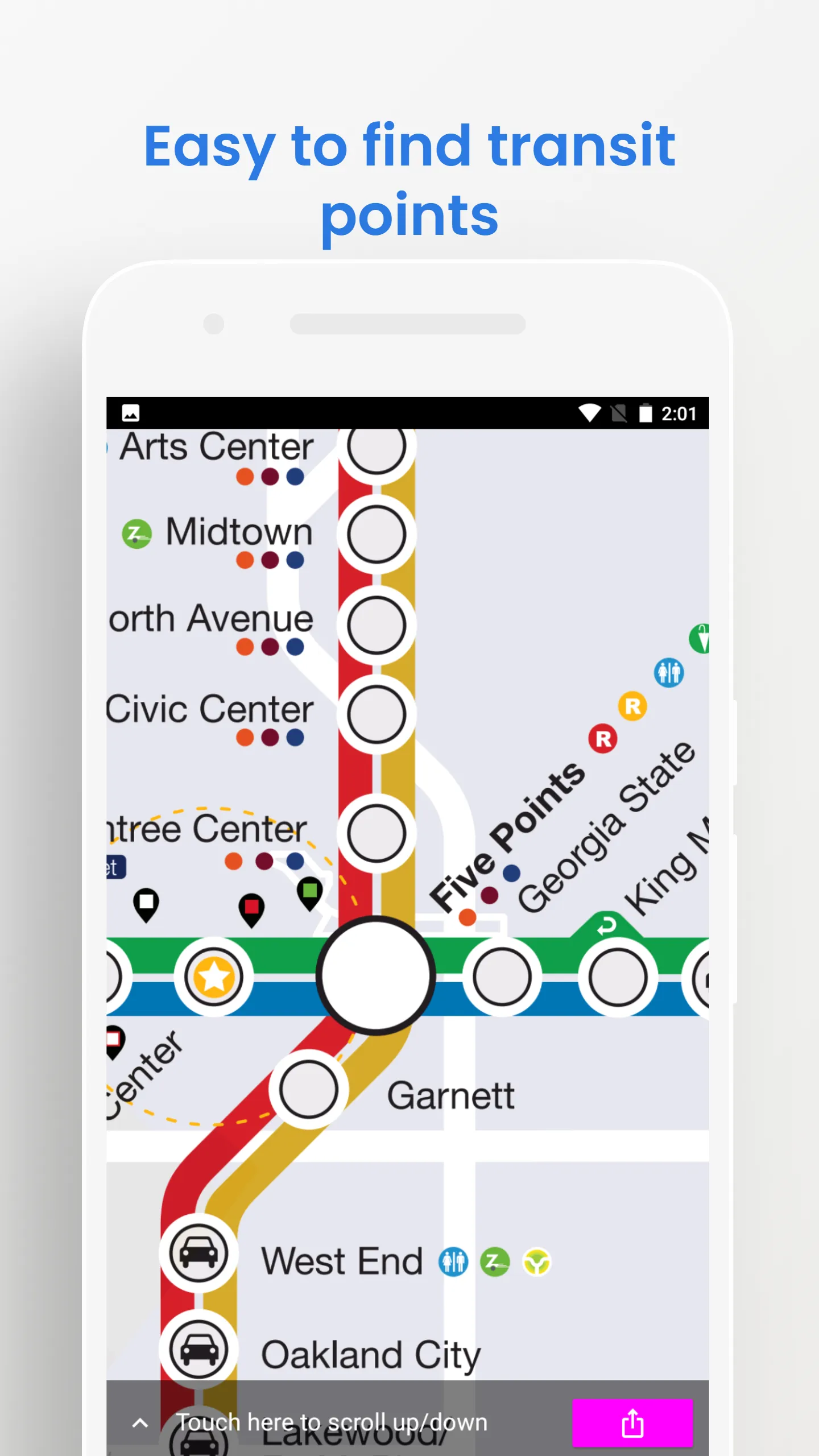 Atlanta Rail Streetcar Guide | Indus Appstore | Screenshot