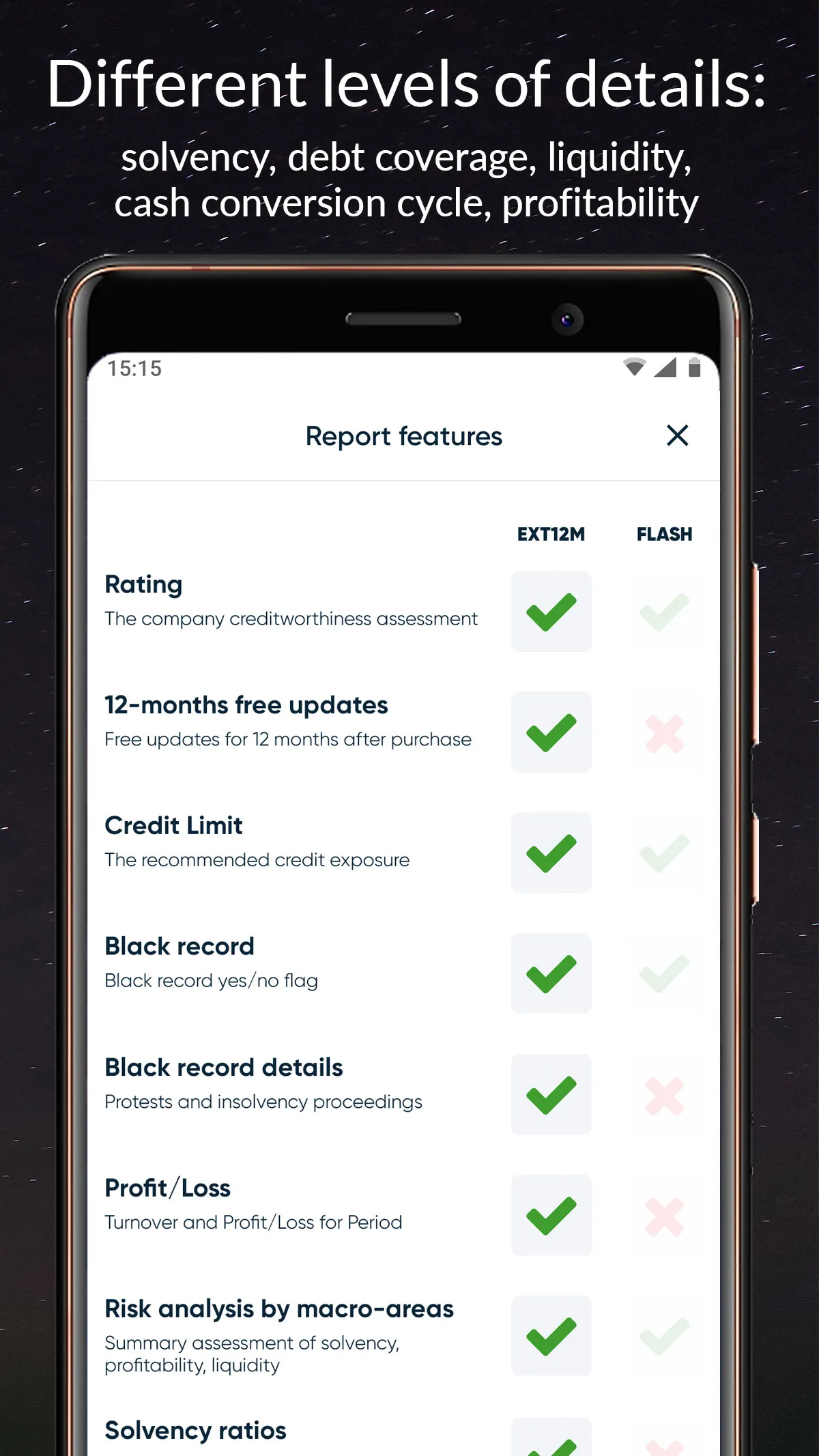 s-peek - Credit Rating | Indus Appstore | Screenshot