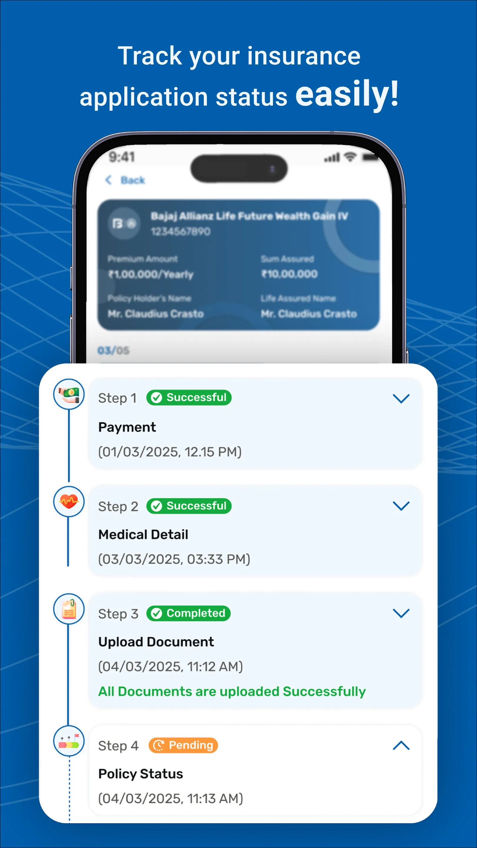 Bajaj Allianz Life Insurance | Indus Appstore | Screenshot
