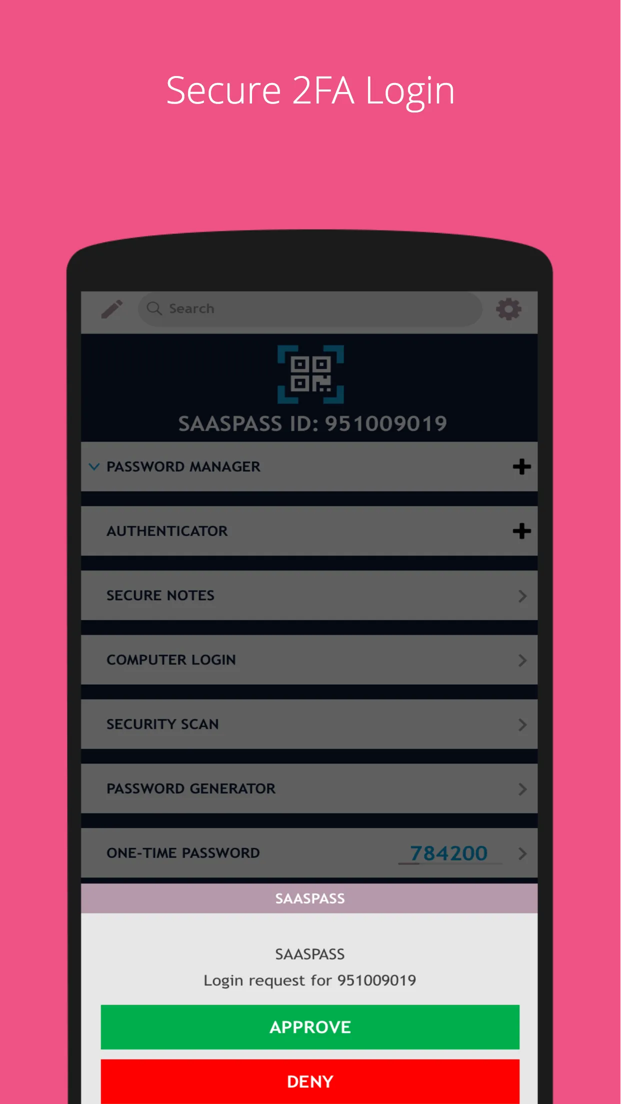 SAASPASS Authenticator 2FA App | Indus Appstore | Screenshot